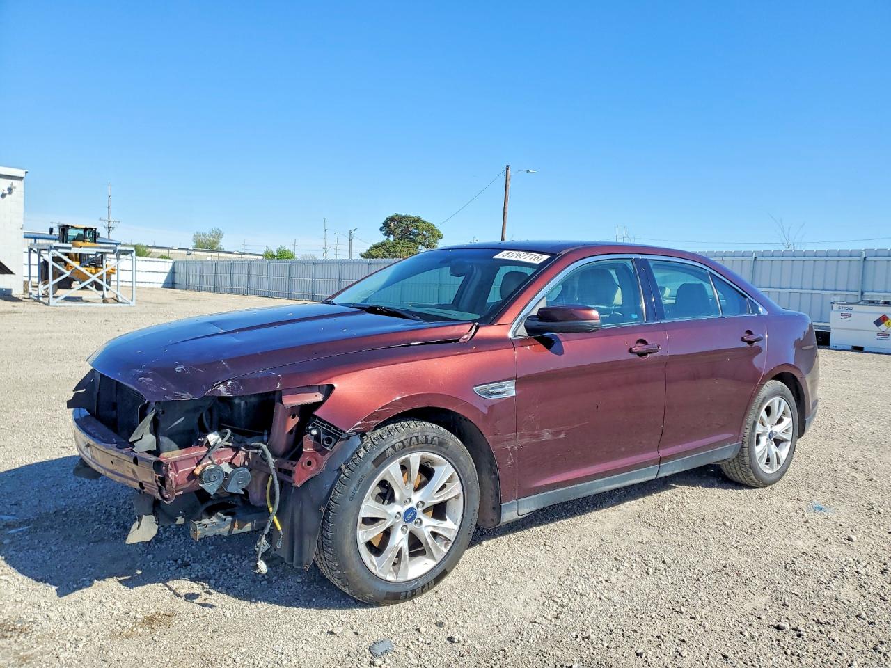 2012 Ford Taurus Sel Maroon vin: 1FAHP2EW7CG128468