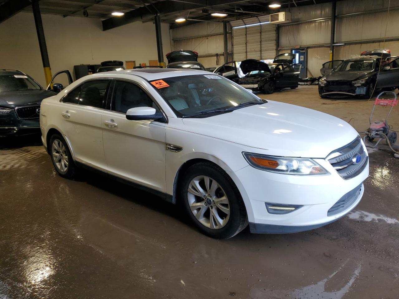 2012 Ford Taurus Sel White vin: 1FAHP2EW7CG132228