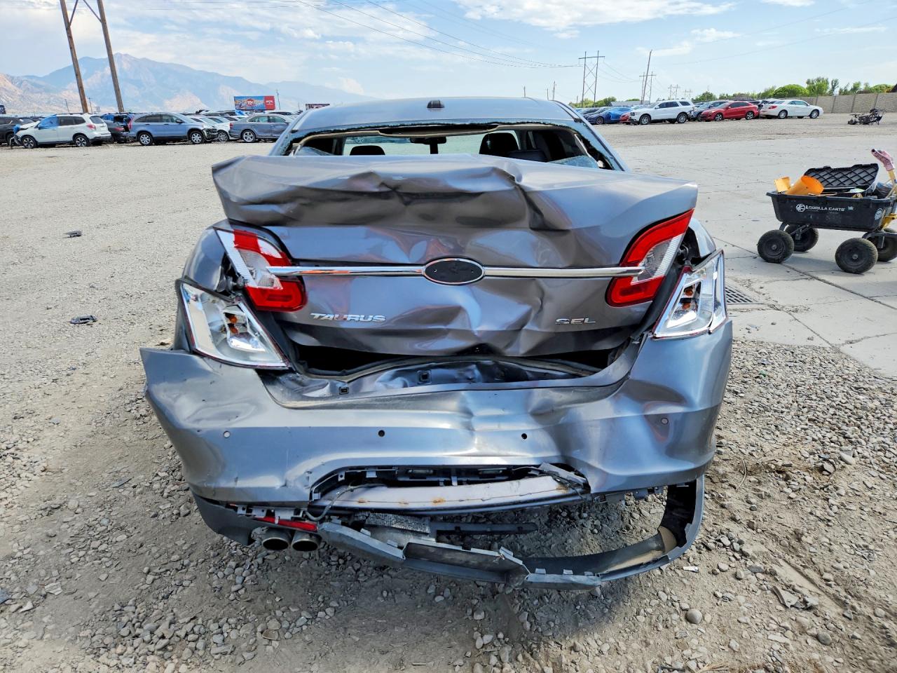 2012 Ford Taurus Sel Gray vin: 1FAHP2EW7CG135095