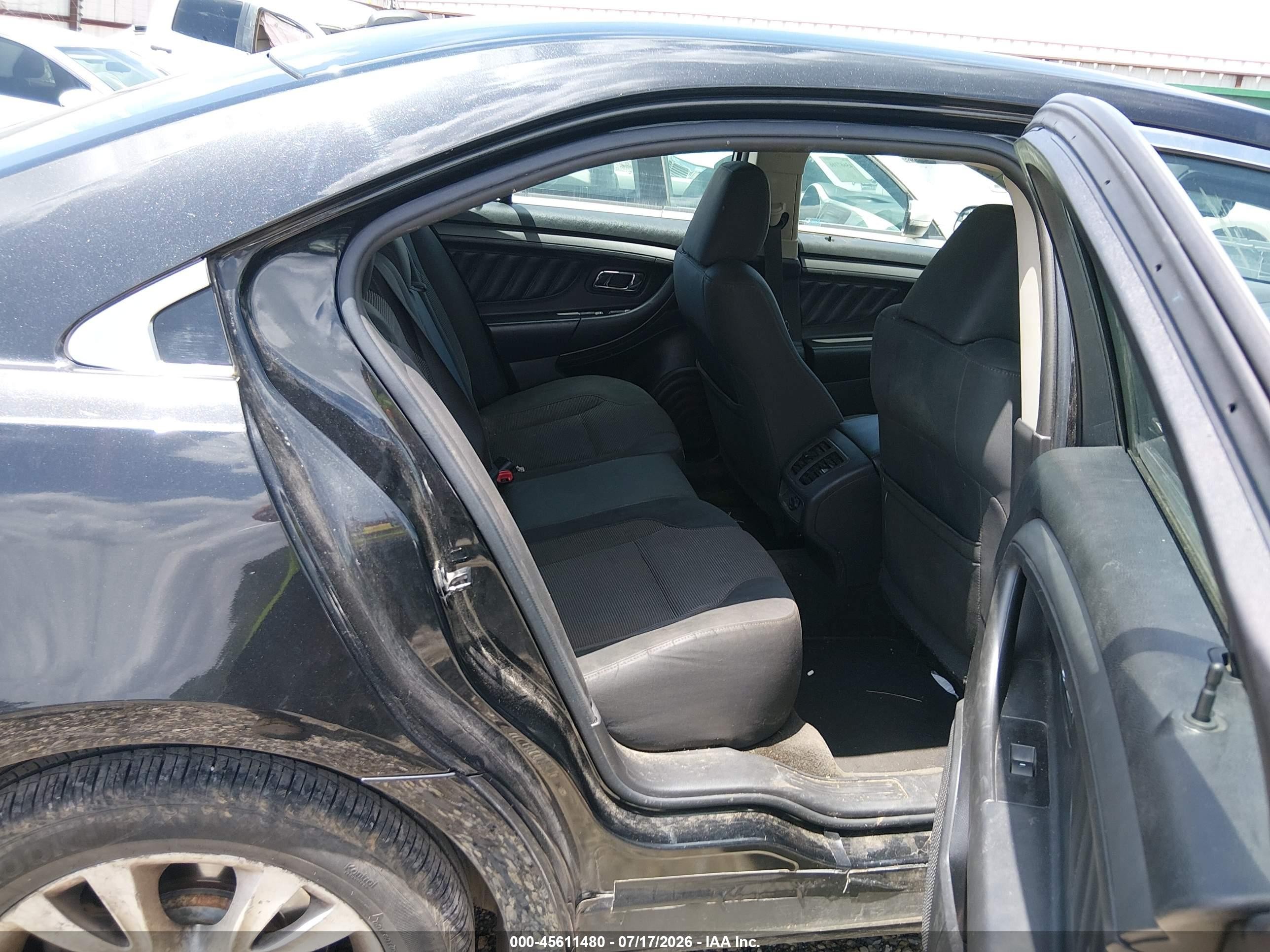 2012 Ford Taurus Sel Черный vin: 1FAHP2EW7CG140636
