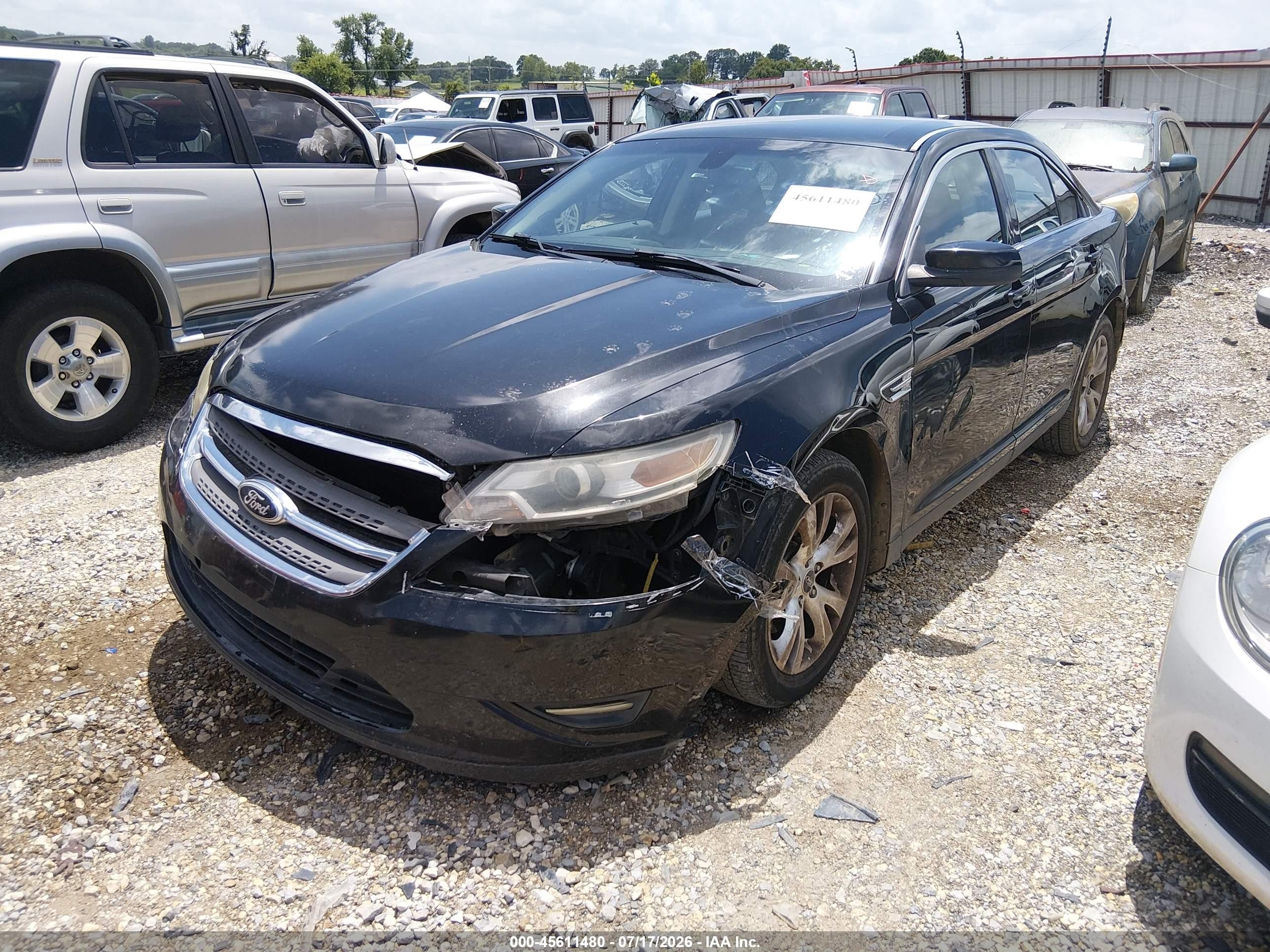 2012 Ford Taurus Sel Черный vin: 1FAHP2EW7CG140636