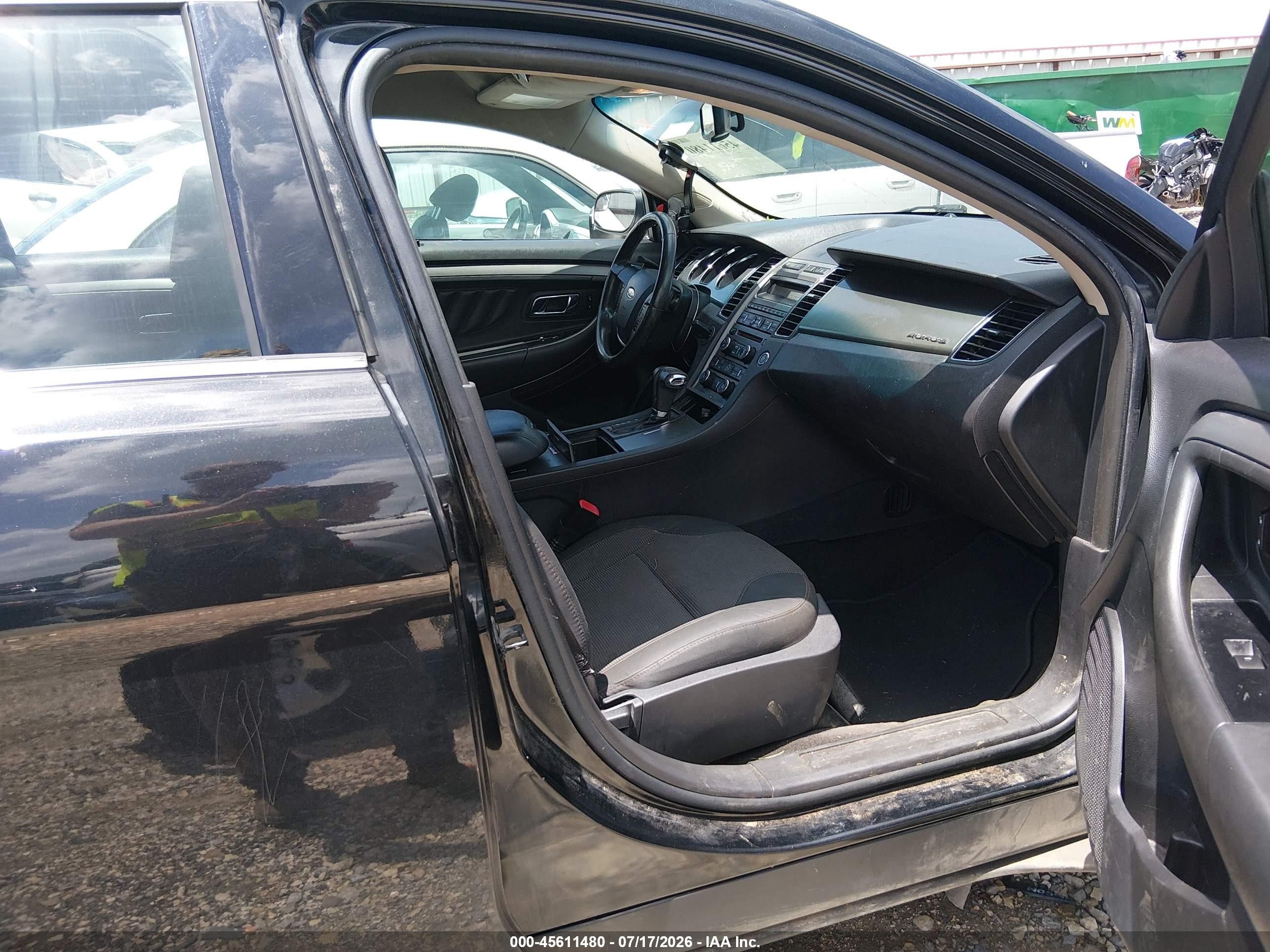 2012 Ford Taurus Sel Черный vin: 1FAHP2EW7CG140636