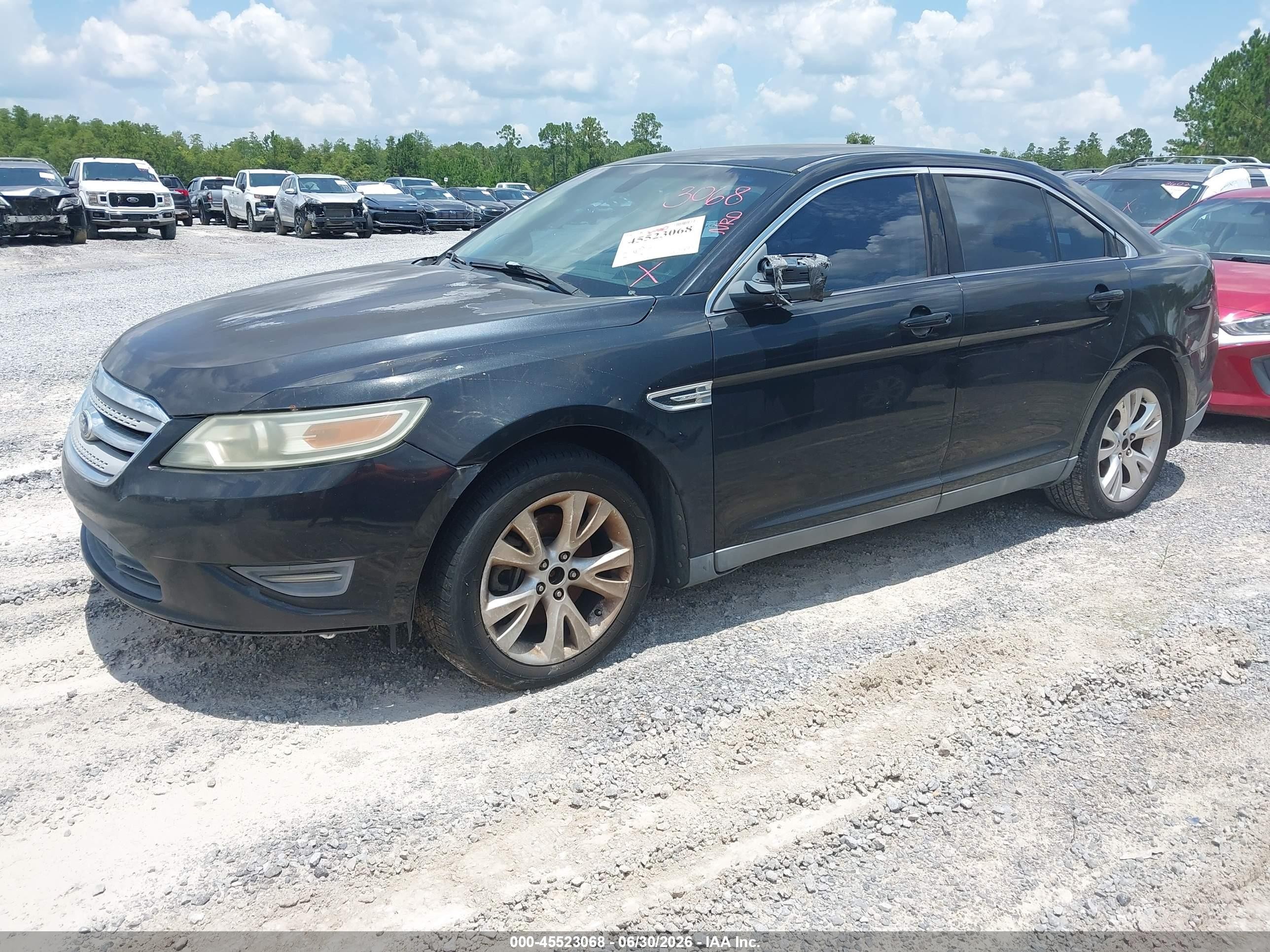 2011 Ford Taurus Sel Black vin: 1FAHP2EW8BG100368