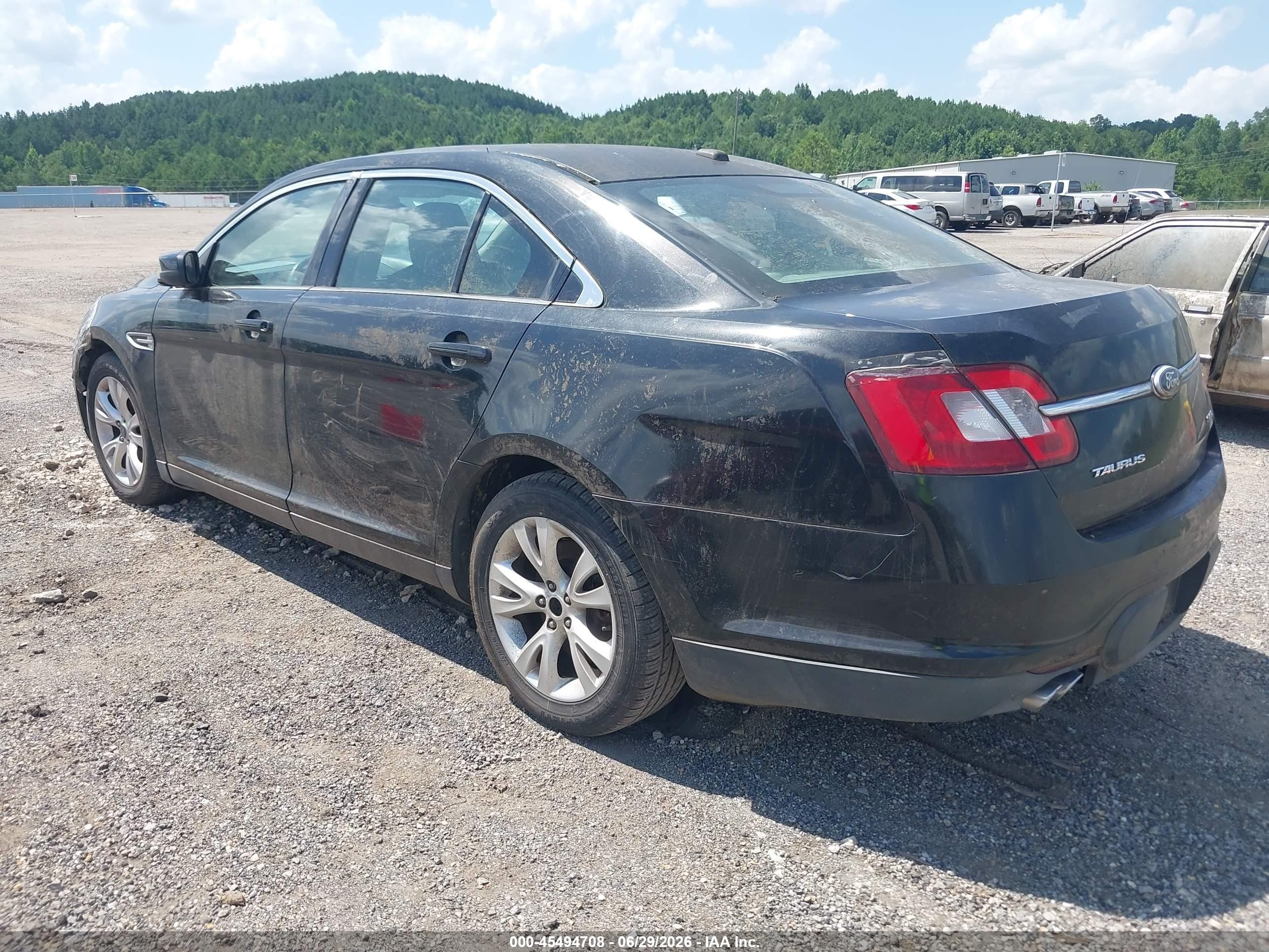 2011 Ford Taurus Sel Black vin: 1FAHP2EW8BG116392
