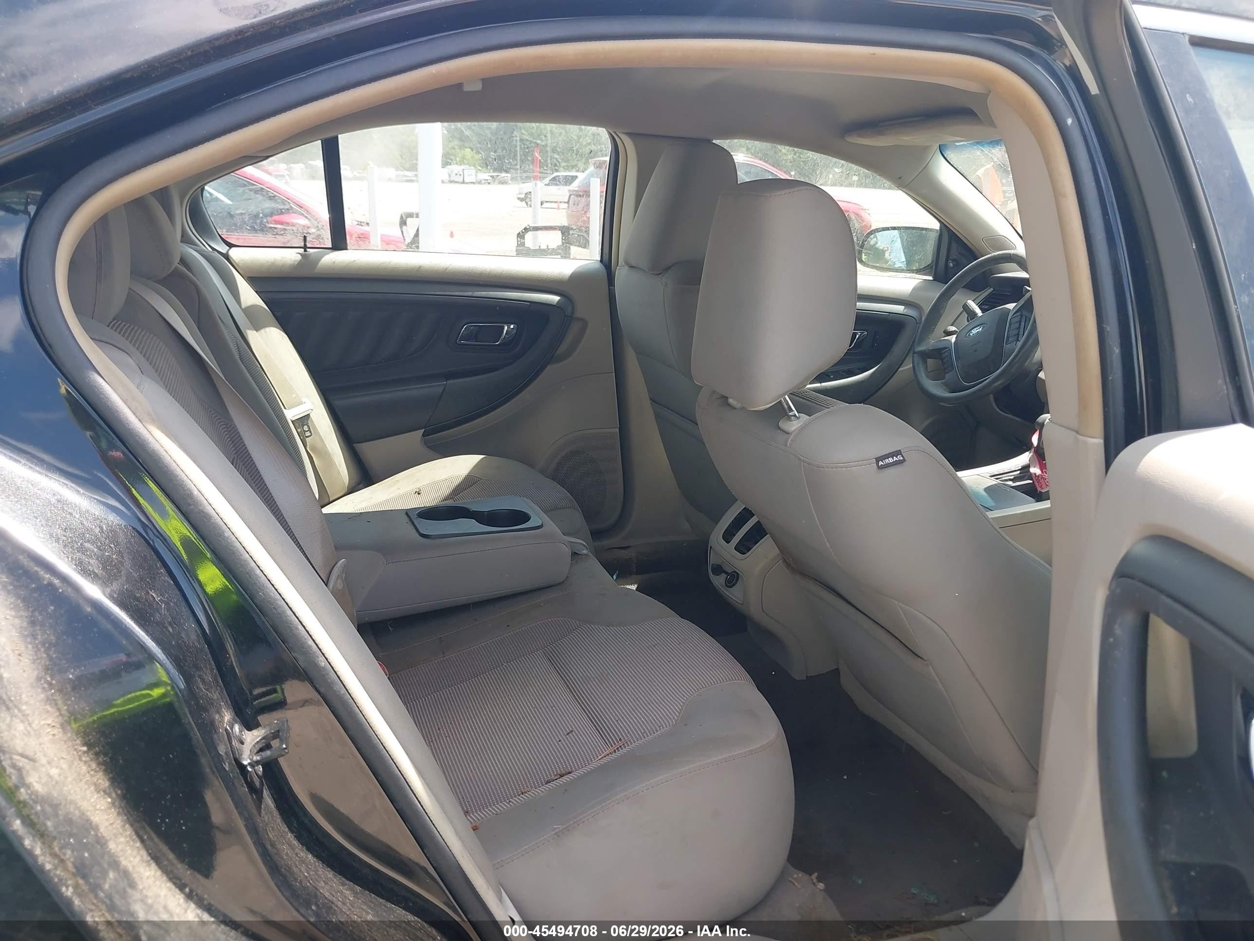 2011 Ford Taurus Sel Black vin: 1FAHP2EW8BG116392