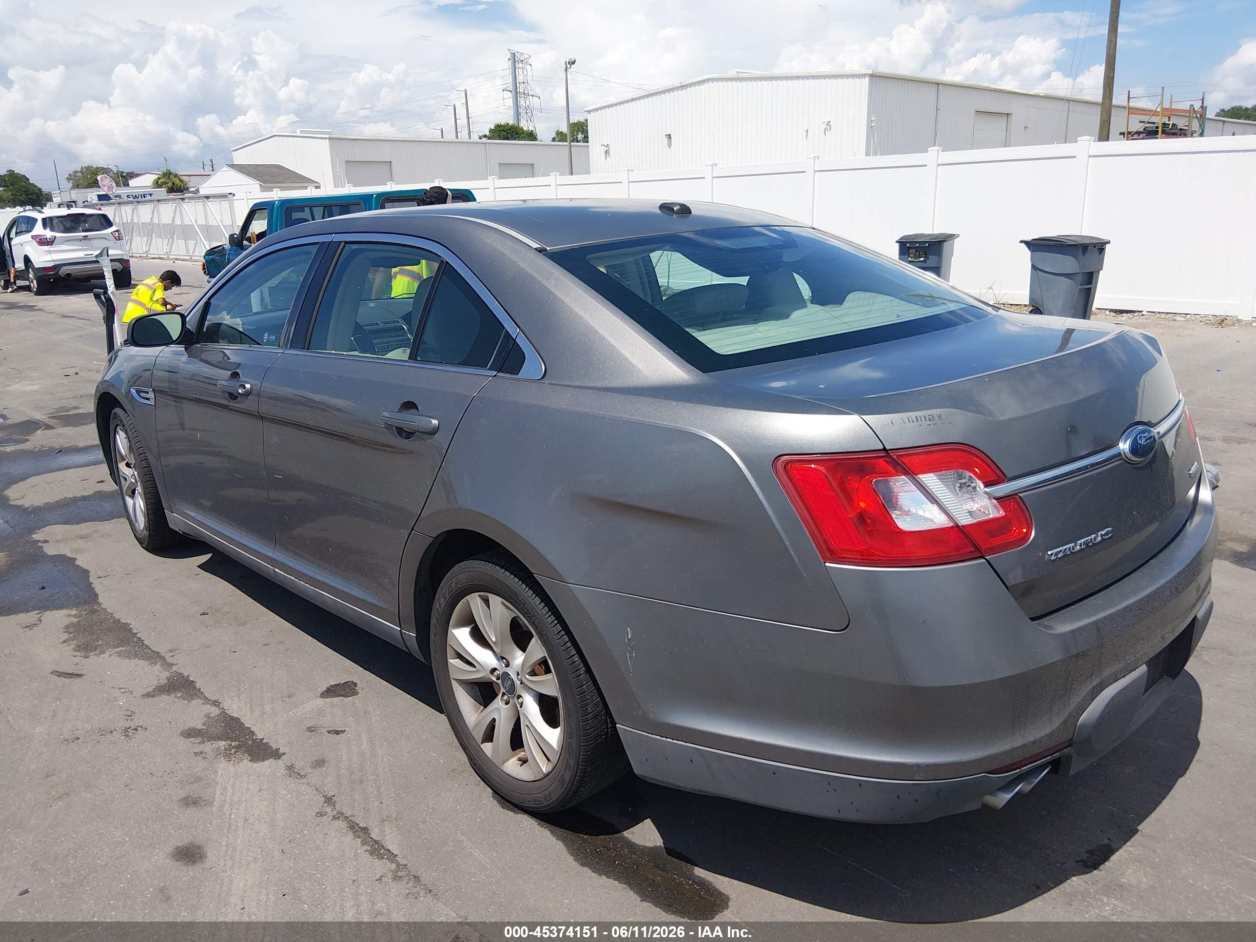 2011 Ford Taurus Sel Gray vin: 1FAHP2EW8BG189987