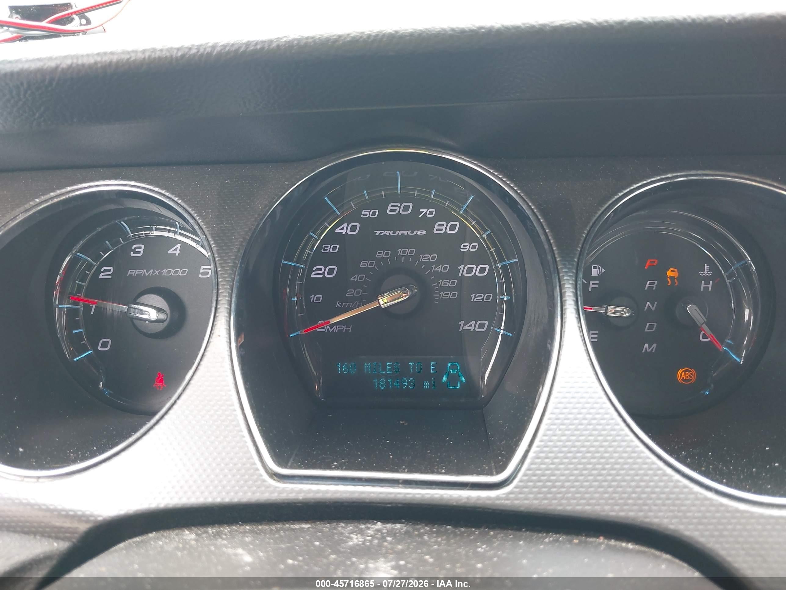 2012 Ford Taurus Sel Red vin: 1FAHP2EW8CG102686