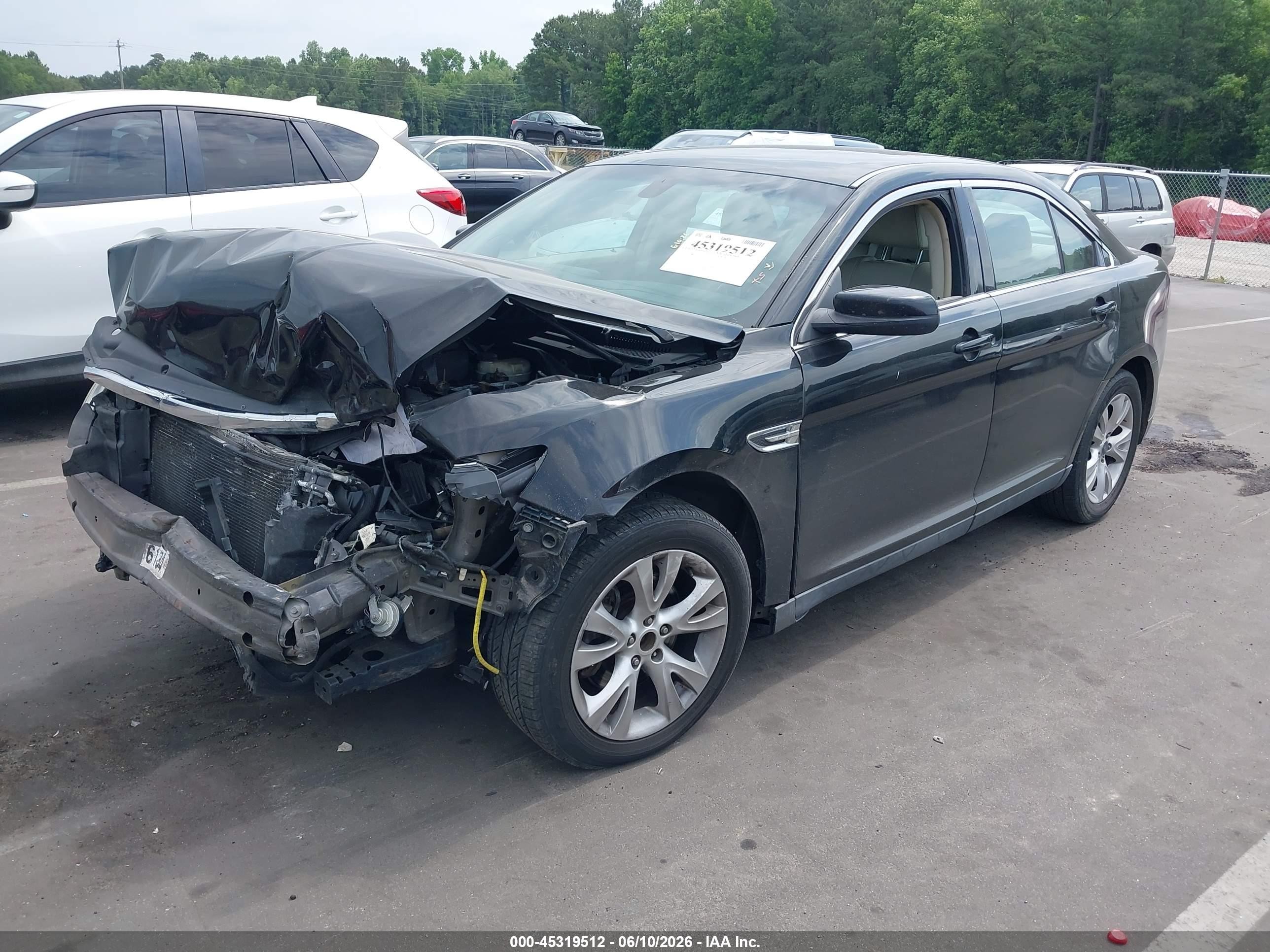 2012 Ford Taurus Sel Черный vin: 1FAHP2EW8CG115678