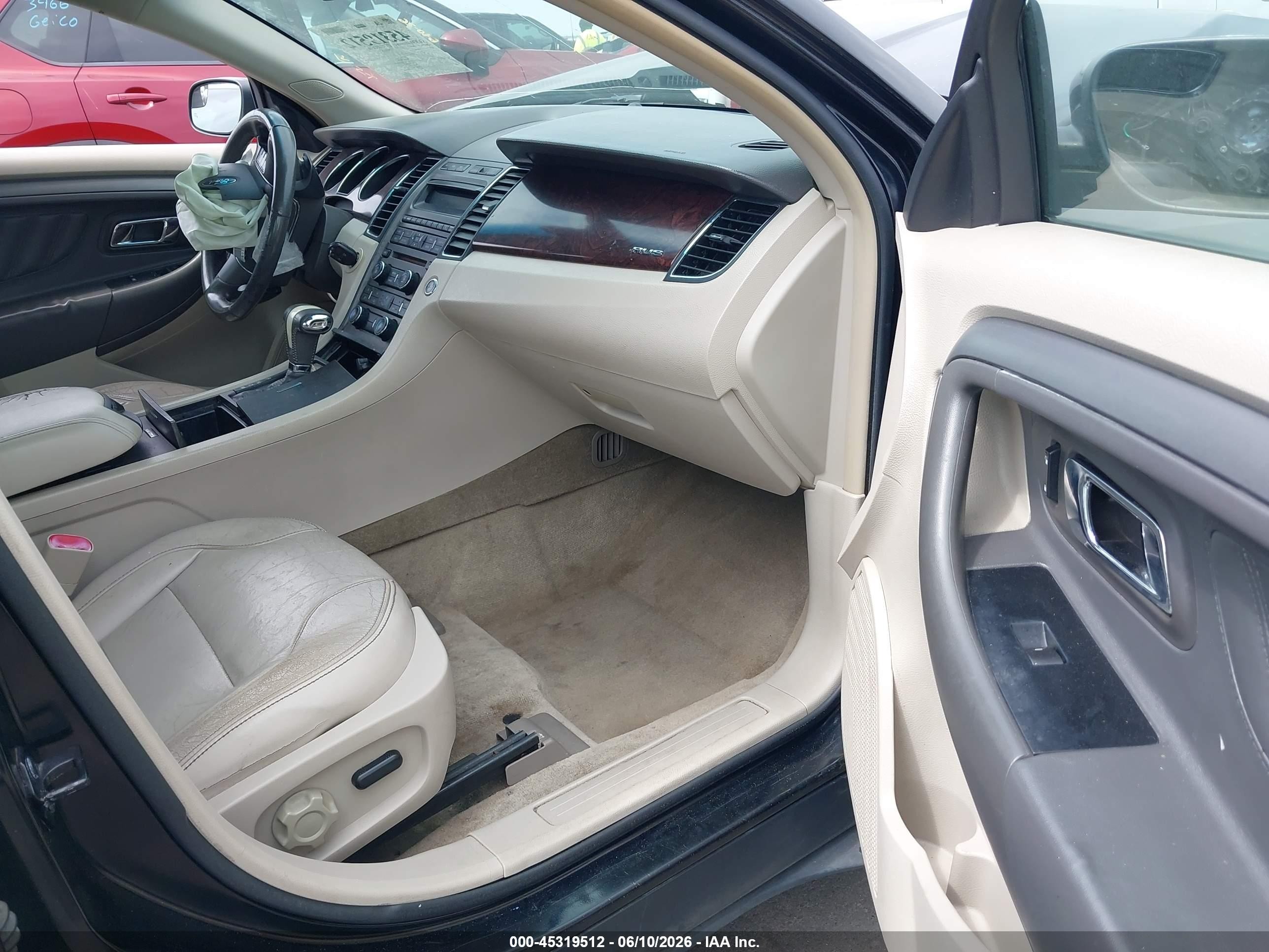 2012 Ford Taurus Sel Черный vin: 1FAHP2EW8CG115678