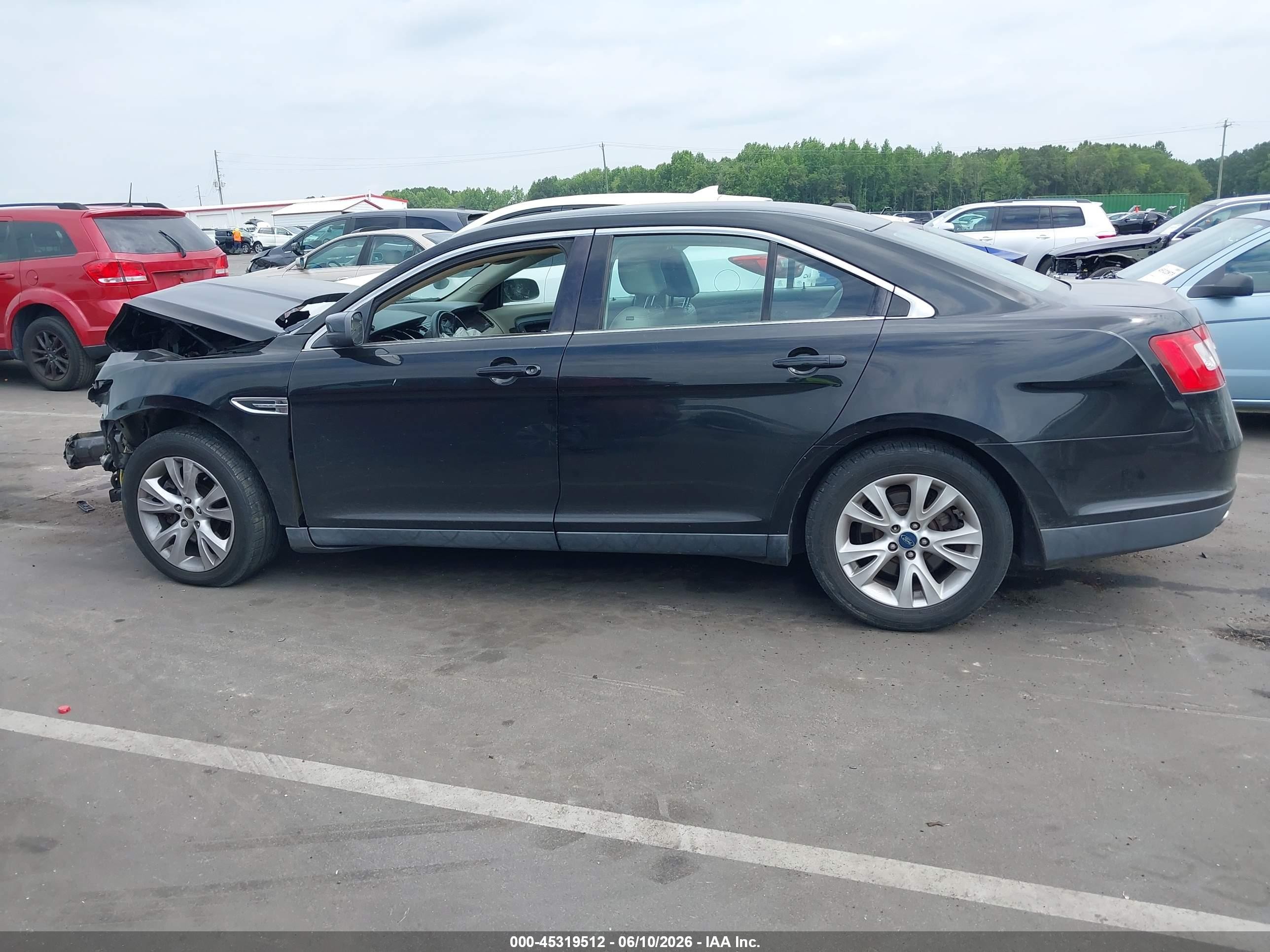 2012 Ford Taurus Sel Черный vin: 1FAHP2EW8CG115678