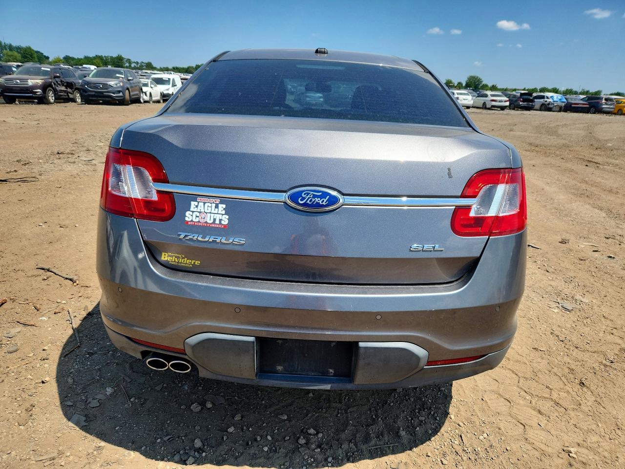 2012 Ford Taurus Sel Gray vin: 1FAHP2EW8CG129841