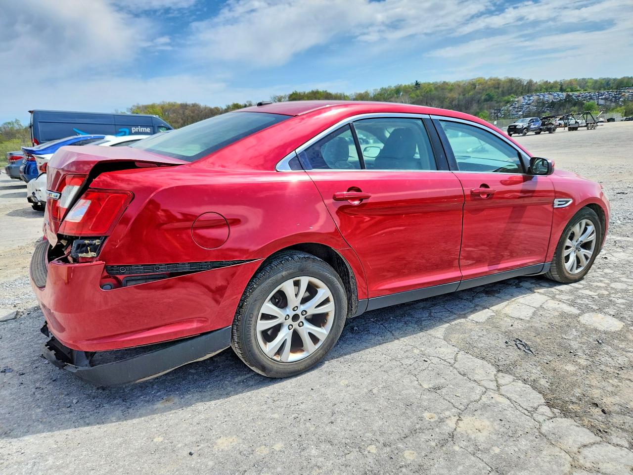 2012 Ford Taurus Sel Красный vin: 1FAHP2EW8CG133114