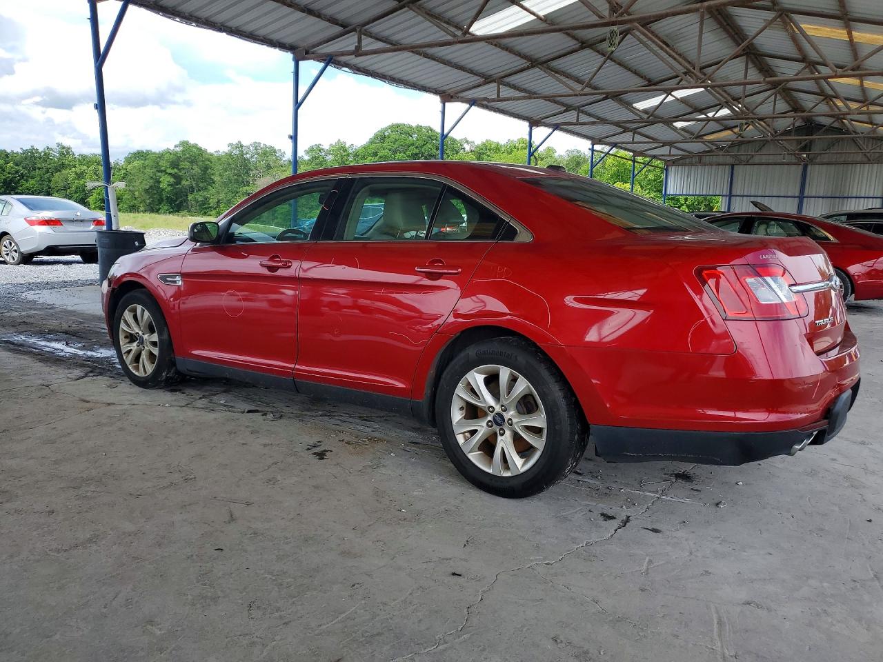 2012 Ford Taurus Sel Red vin: 1FAHP2EW8CG137289