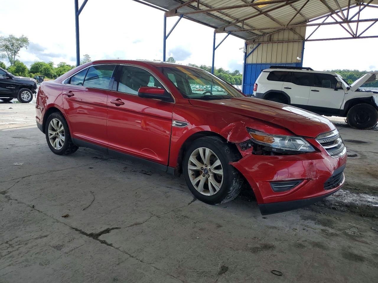 2012 Ford Taurus Sel Red vin: 1FAHP2EW8CG137289