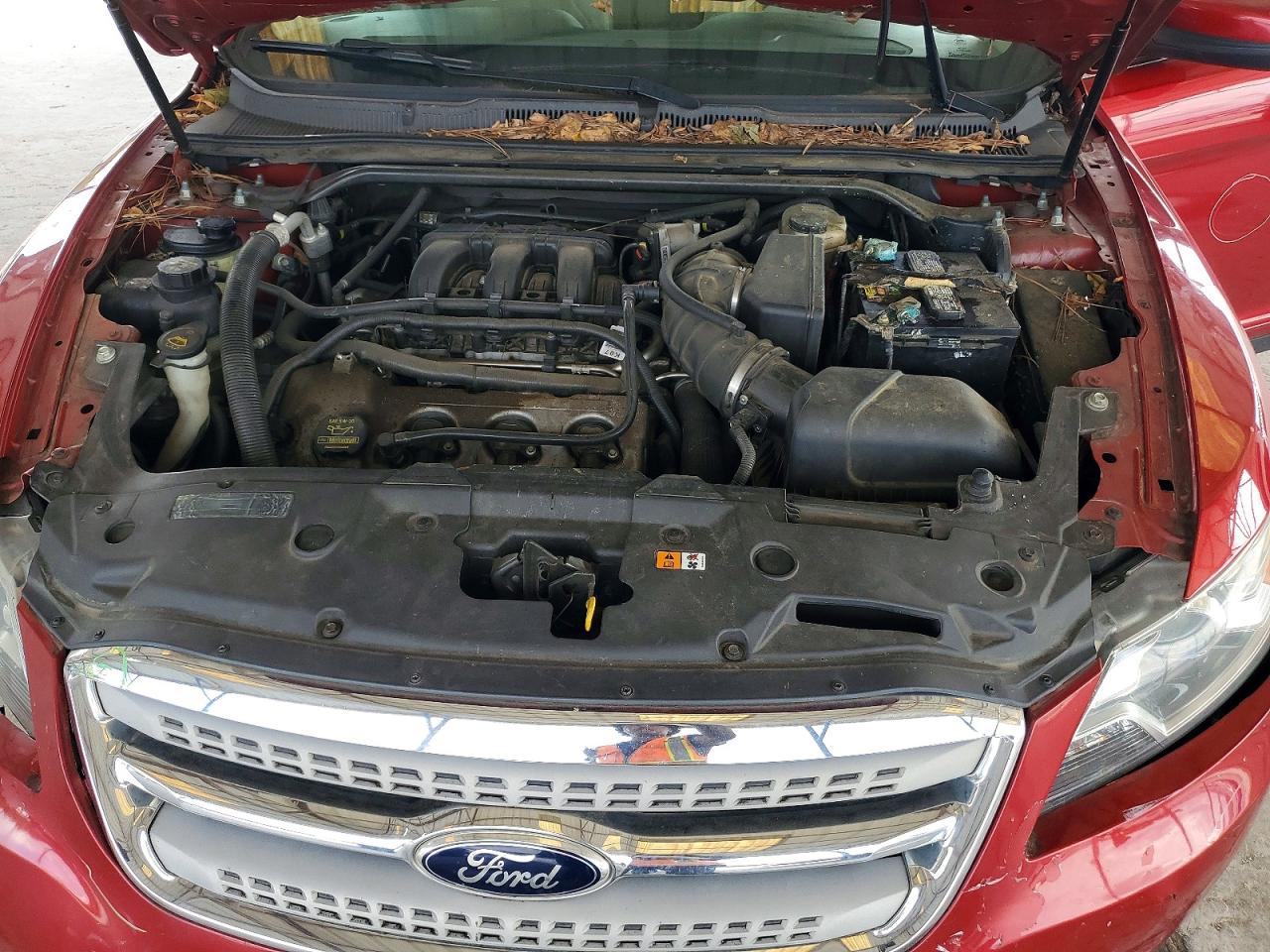 2012 Ford Taurus Sel Red vin: 1FAHP2EW8CG137289