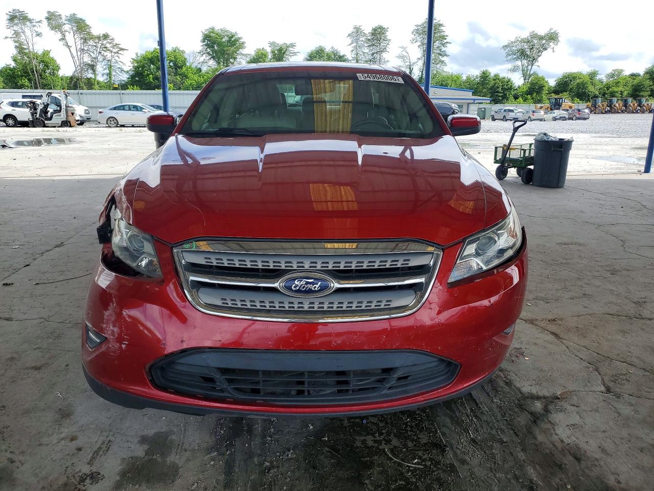2012 Ford Taurus Sel Red vin: 1FAHP2EW8CG137289
