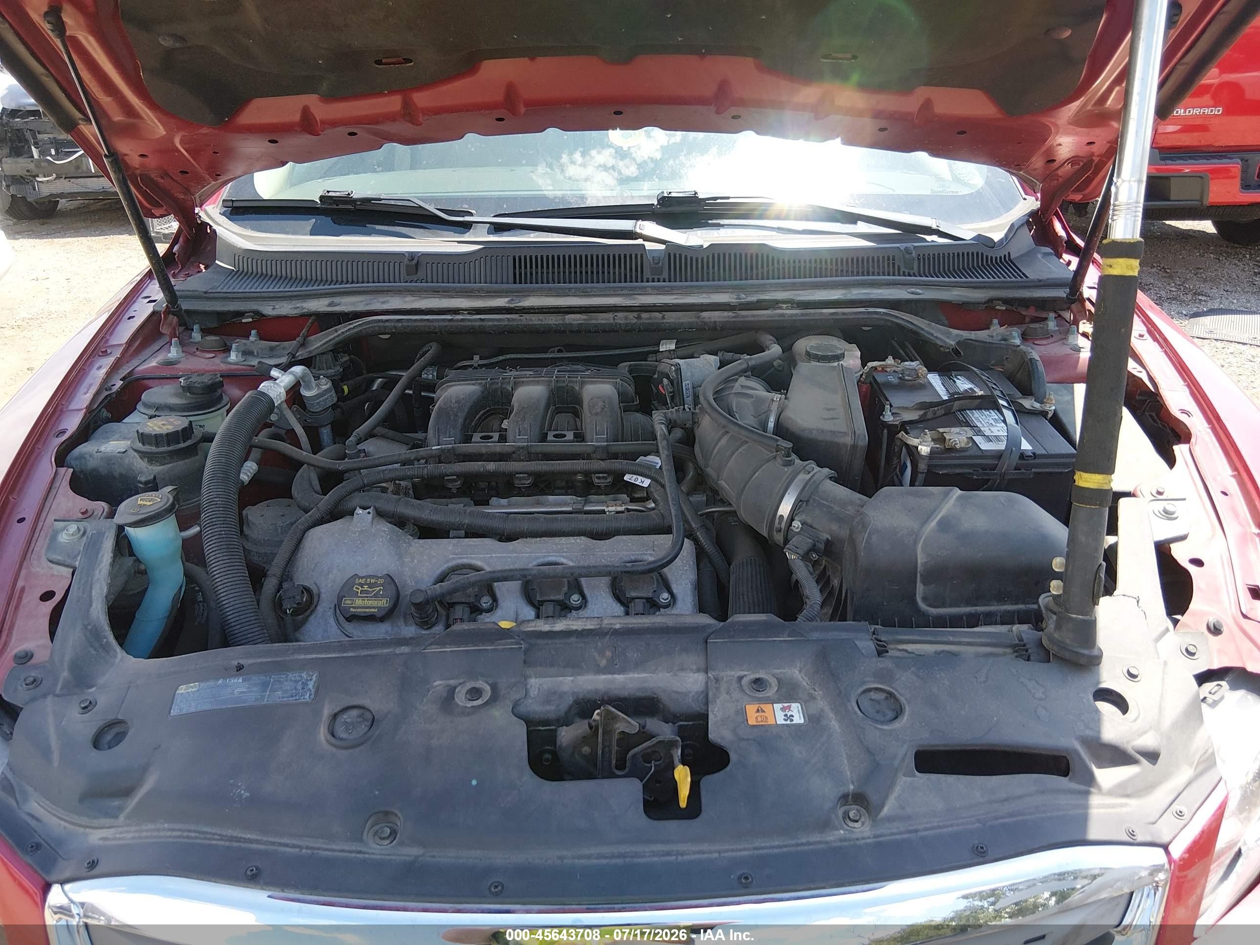 2012 Ford Taurus Sel Red vin: 1FAHP2EW8CG142850