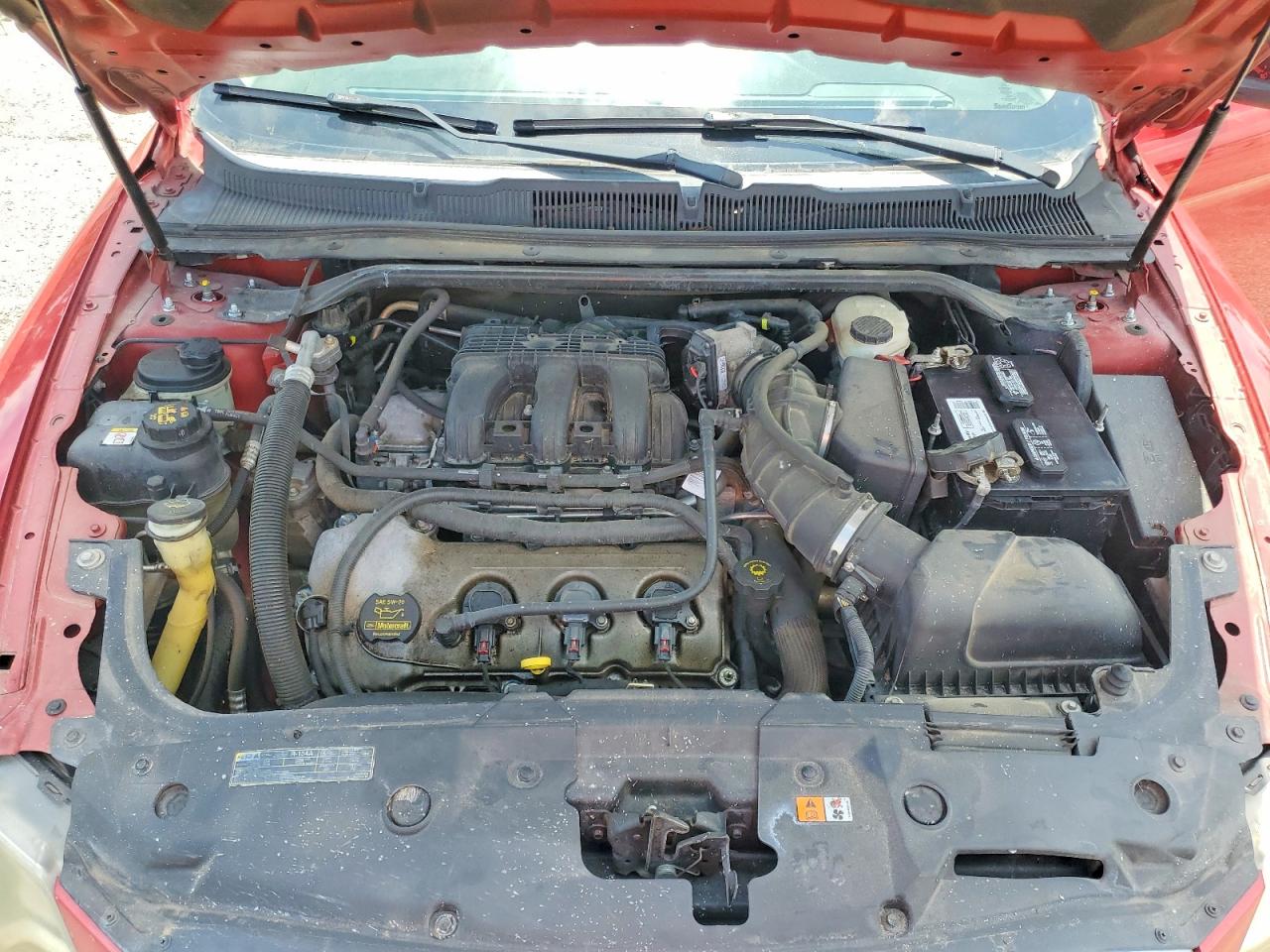 2010 Ford Taurus Sel Red vin: 1FAHP2EW9AG126718