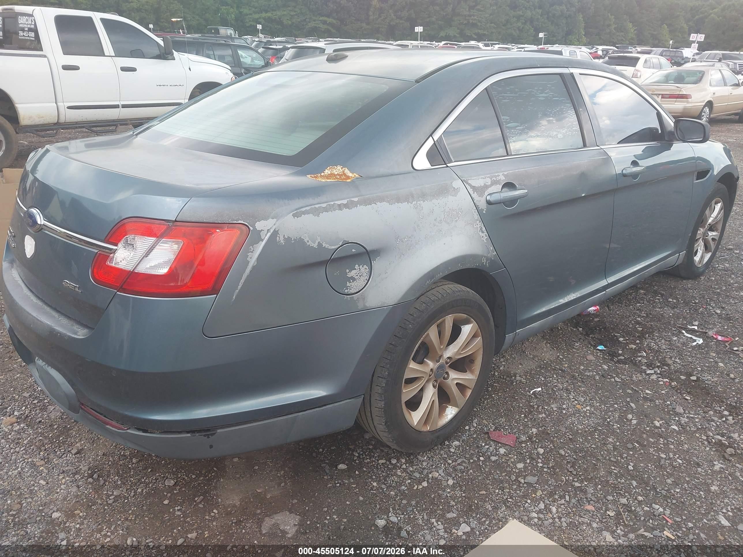 2010 Ford Taurus Sel Синий vin: 1FAHP2EW9AG145480