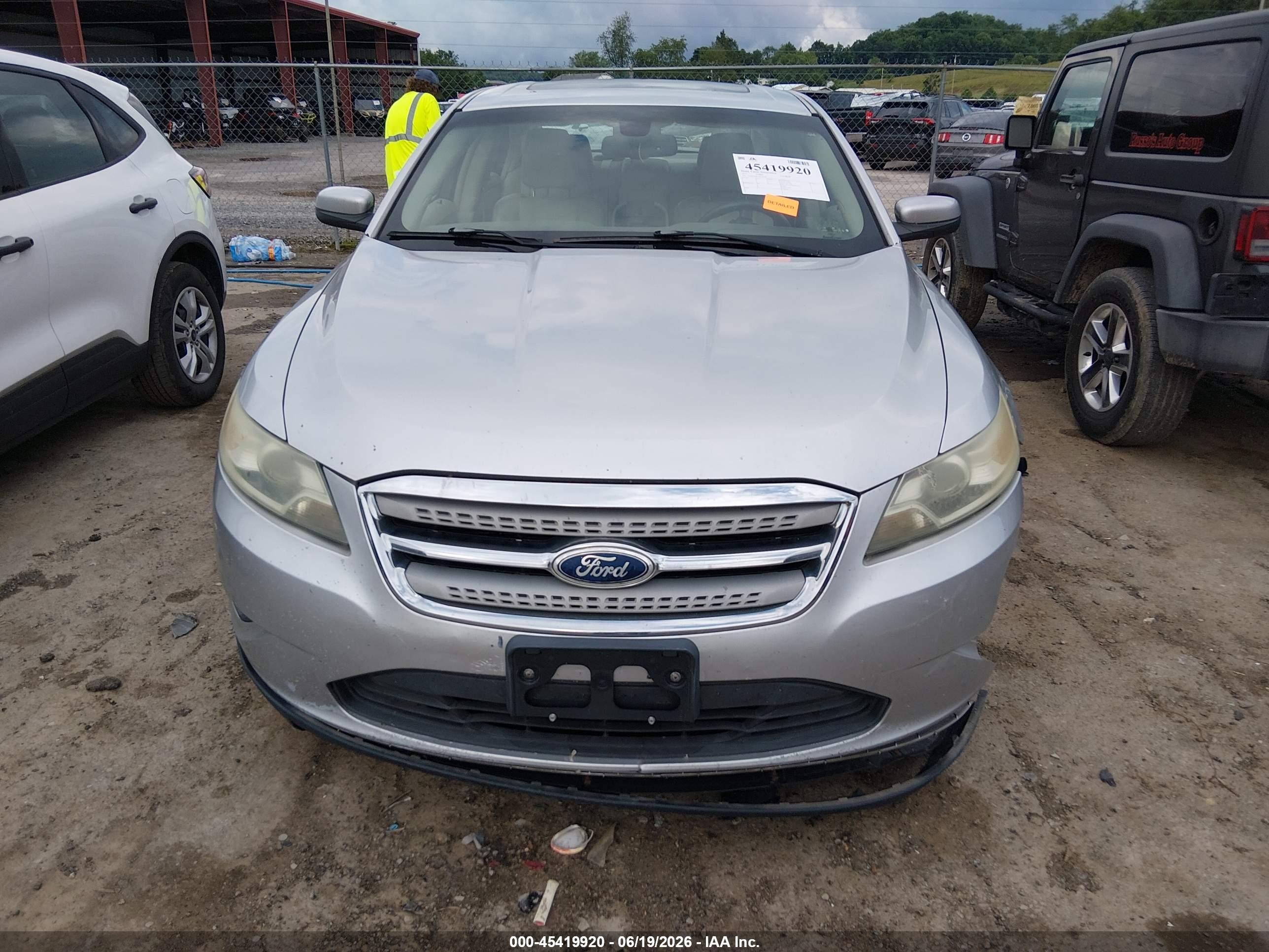 2010 Ford Taurus Sel Silver vin: 1FAHP2EW9AG160707