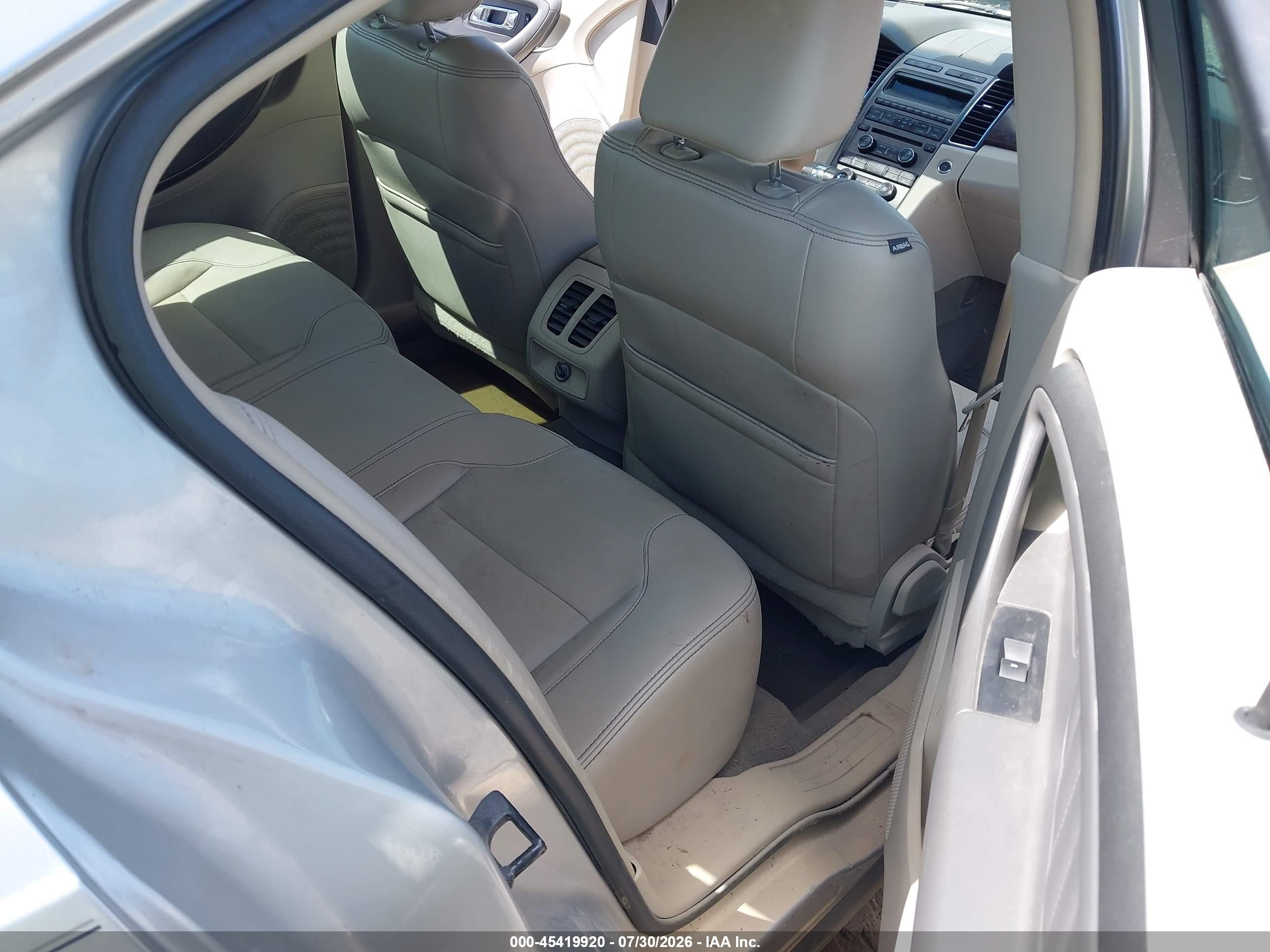 2010 Ford Taurus Sel Silver vin: 1FAHP2EW9AG160707