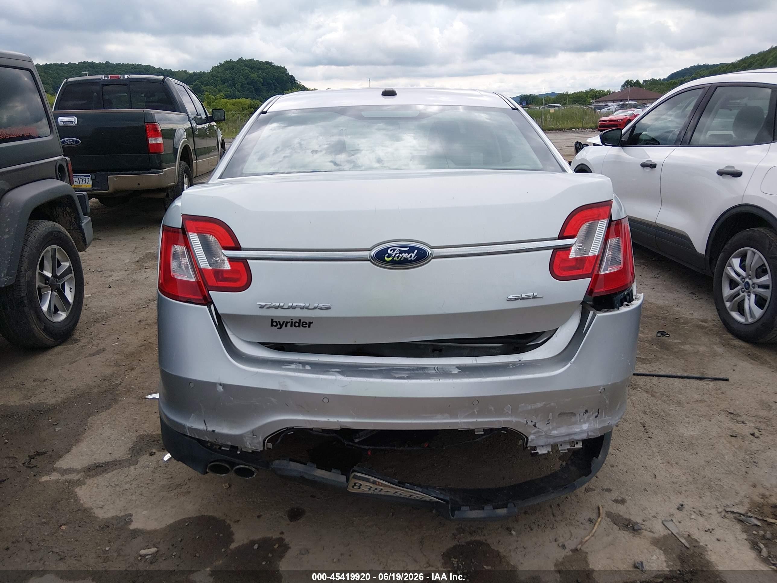 2010 Ford Taurus Sel Silver vin: 1FAHP2EW9AG160707