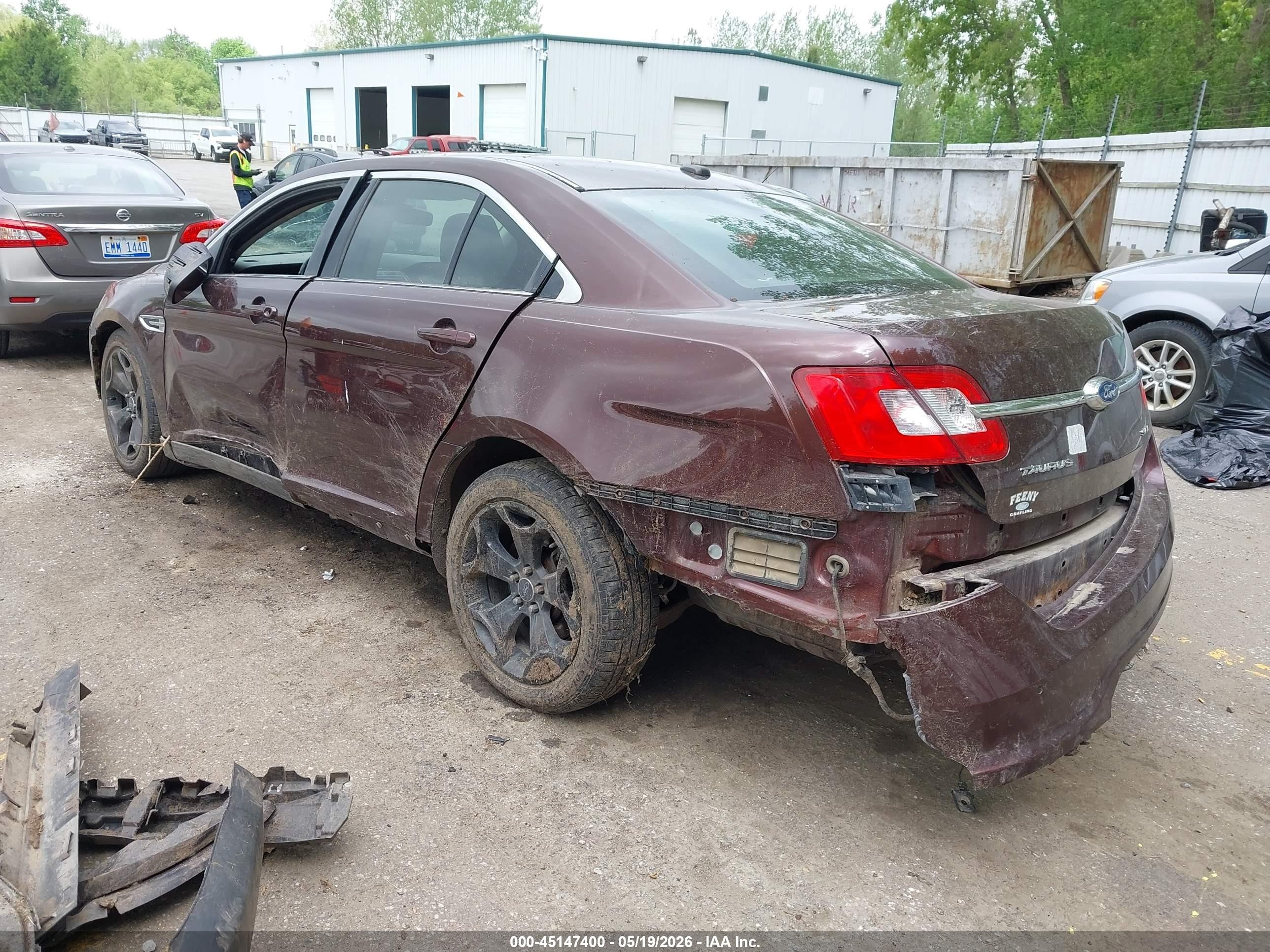 2010 Ford Taurus Sel Бордовый vin: 1FAHP2EW9AG162800