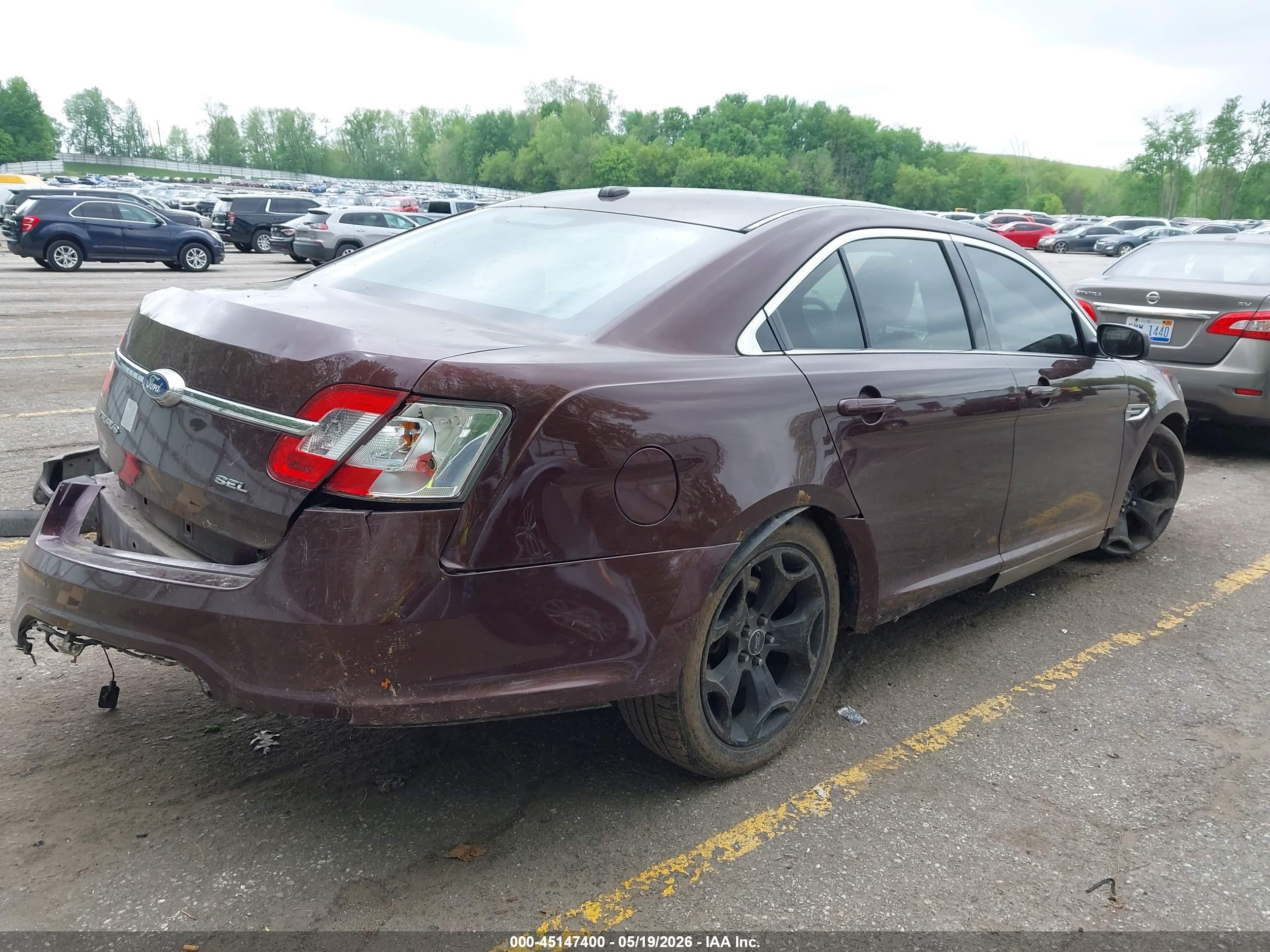 2010 Ford Taurus Sel Бордовый vin: 1FAHP2EW9AG162800