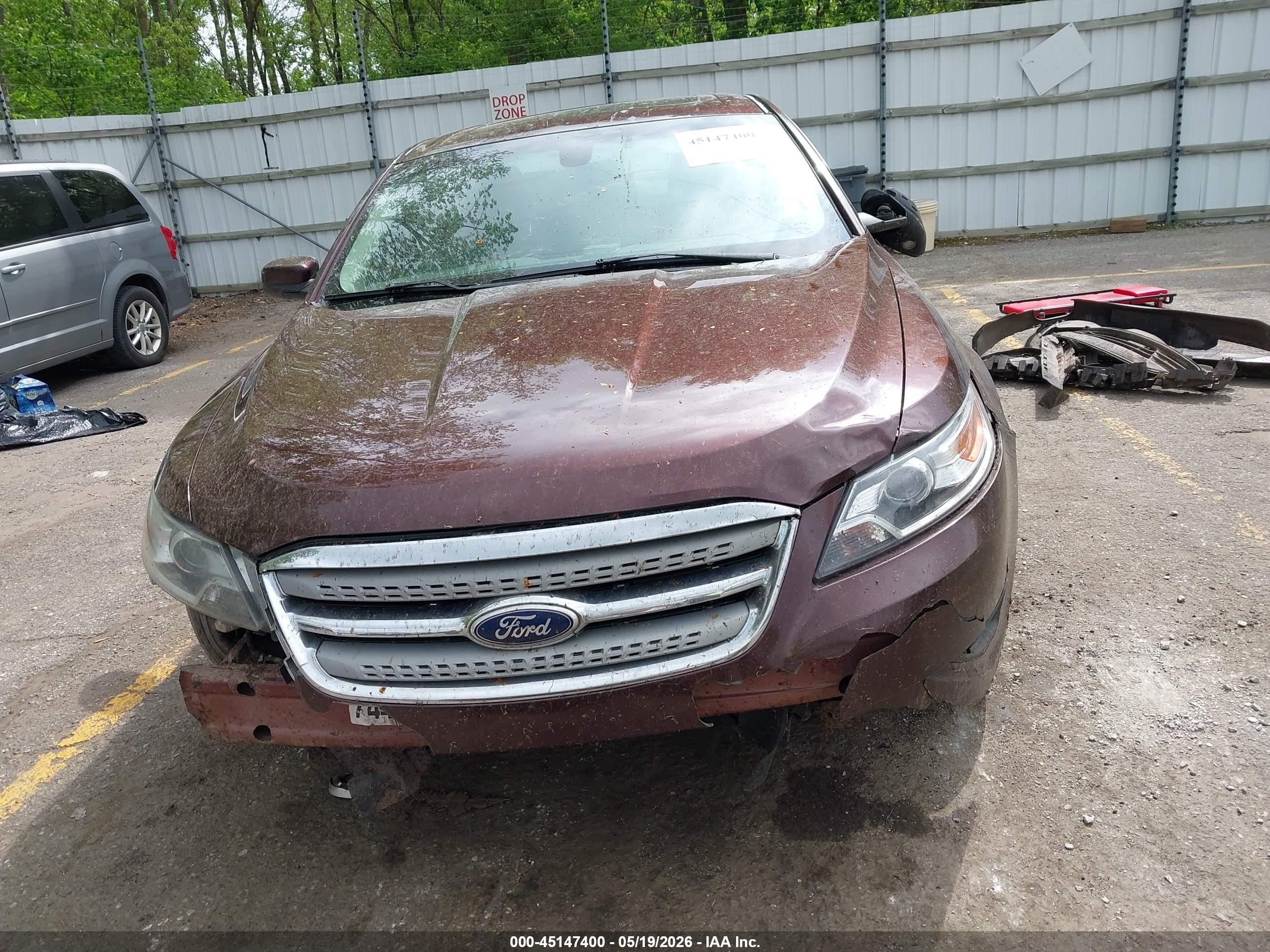 2010 Ford Taurus Sel Бордовый vin: 1FAHP2EW9AG162800