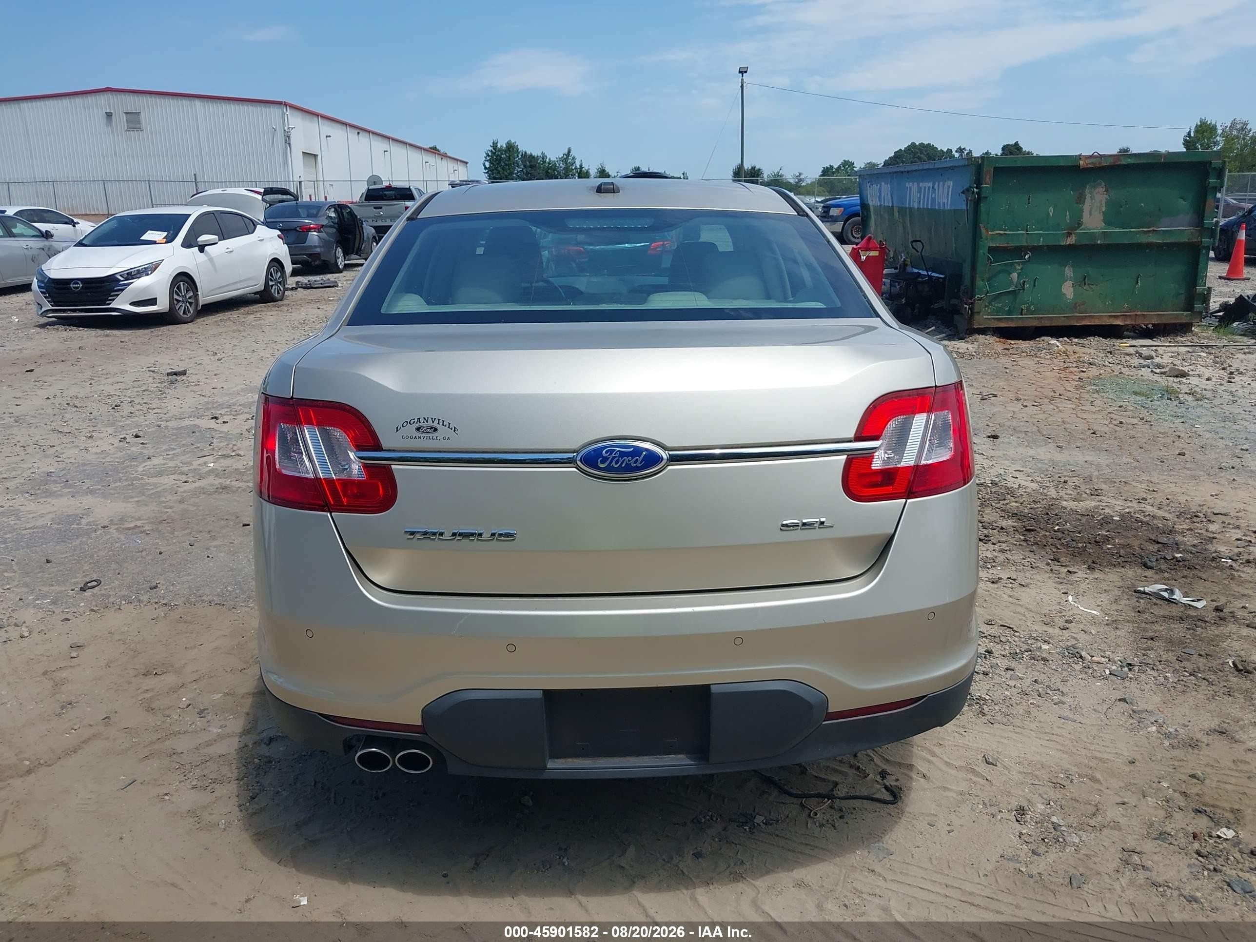 2011 Ford Taurus Sel Champagne vin: 1FAHP2EW9BG165682
