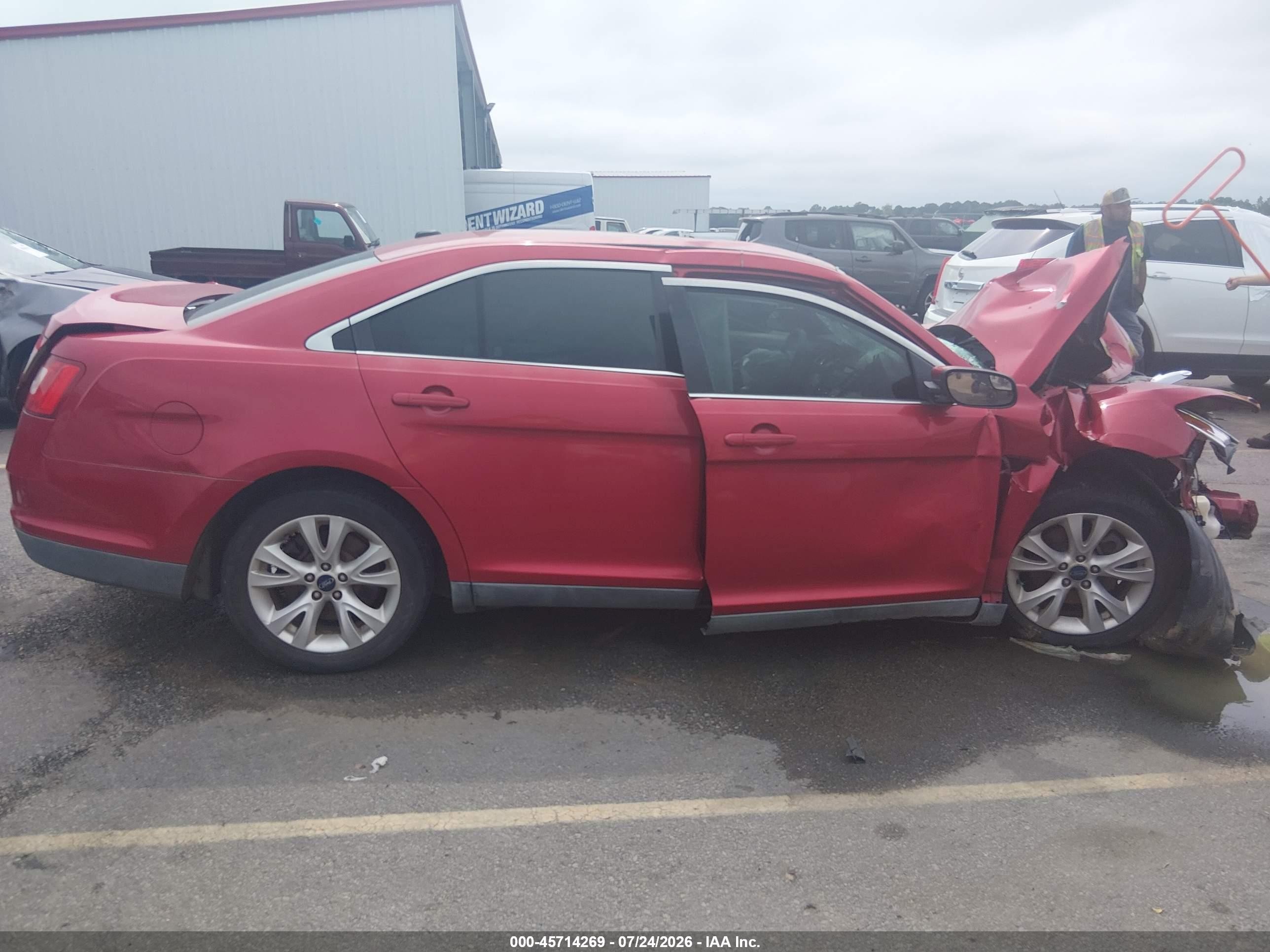 2012 Ford Taurus Sel Burgundy vin: 1FAHP2EW9CG102499