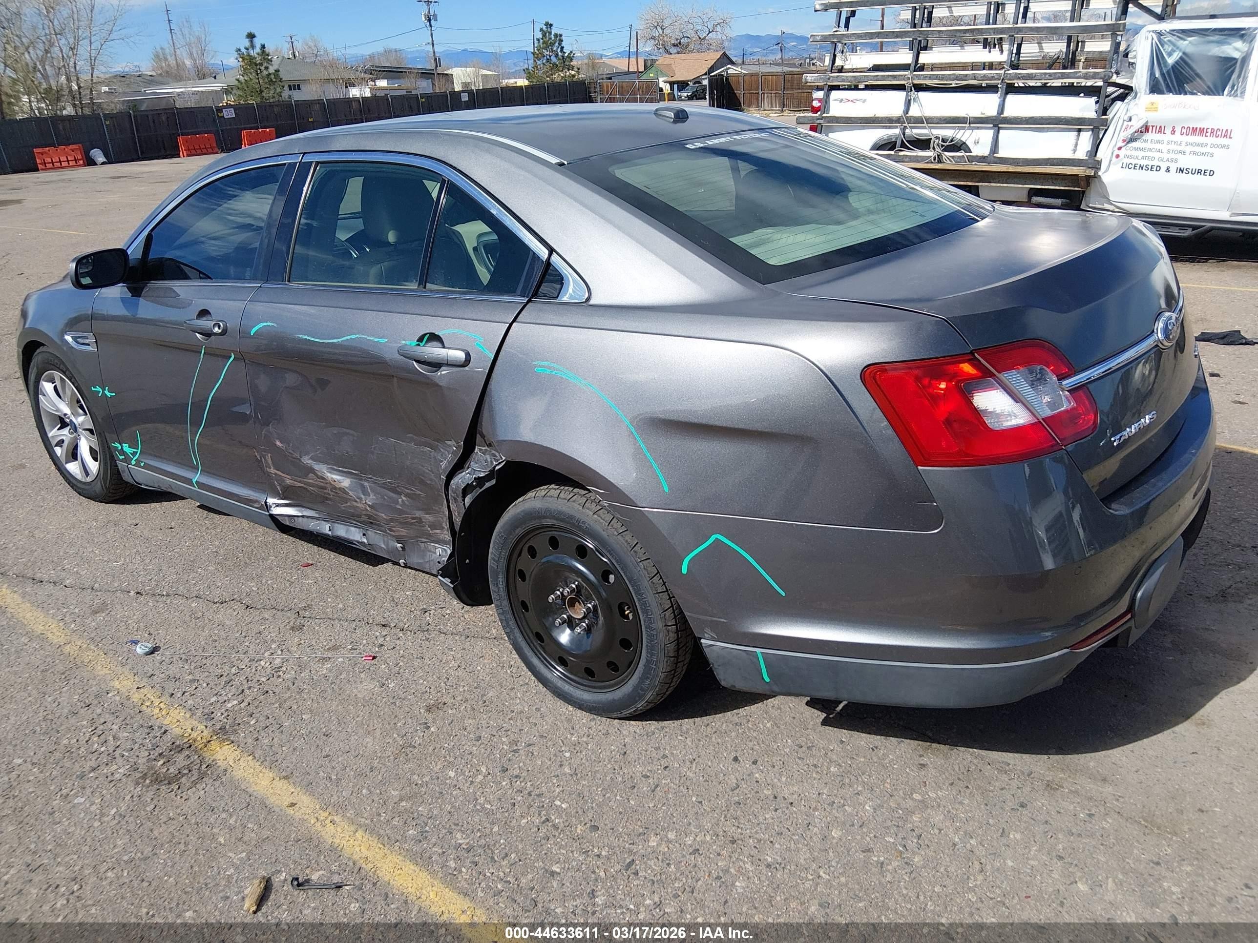 2012 Ford Taurus Sel Gray vin: 1FAHP2EW9CG111543