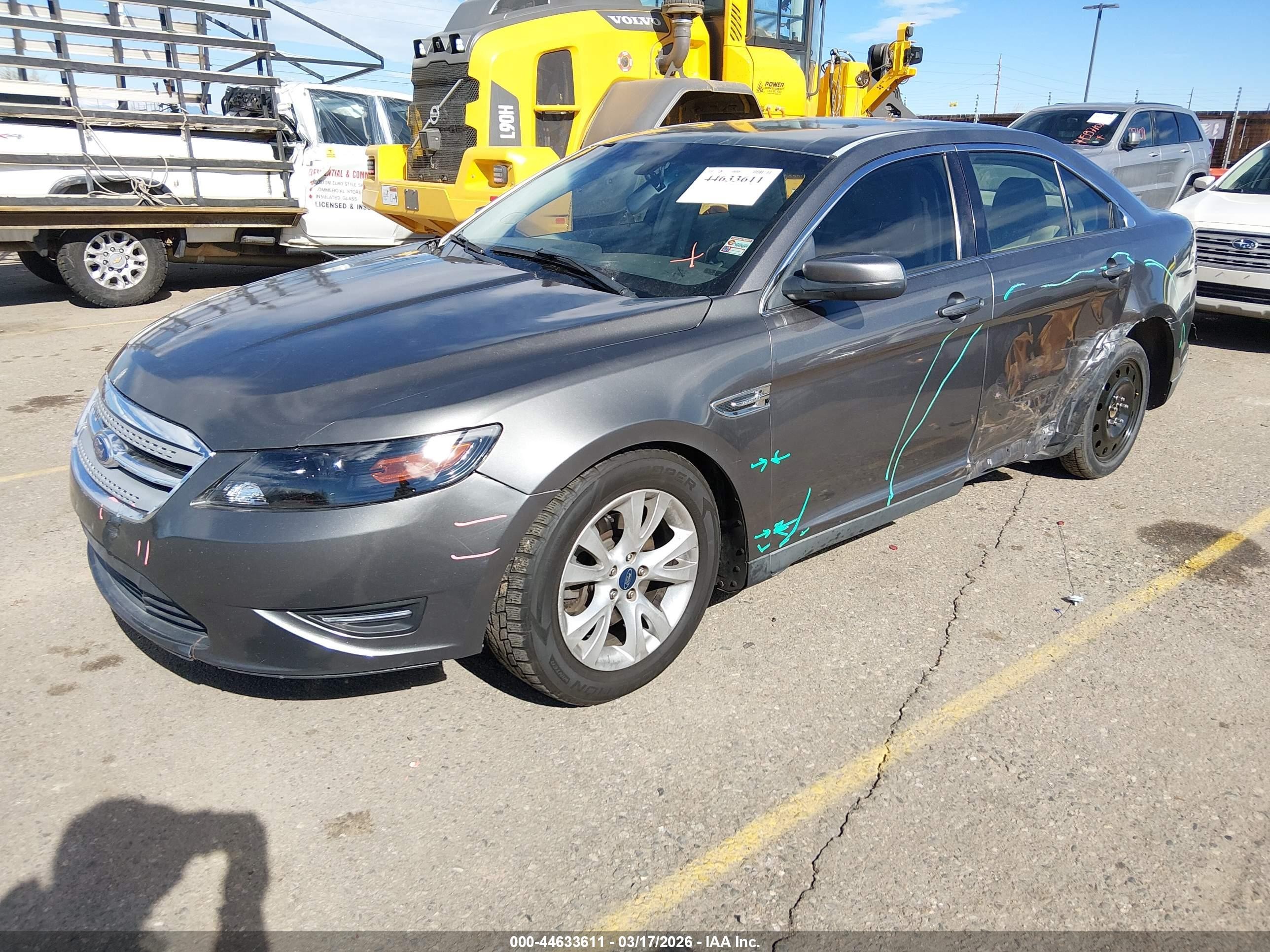 2012 Ford Taurus Sel Gray vin: 1FAHP2EW9CG111543