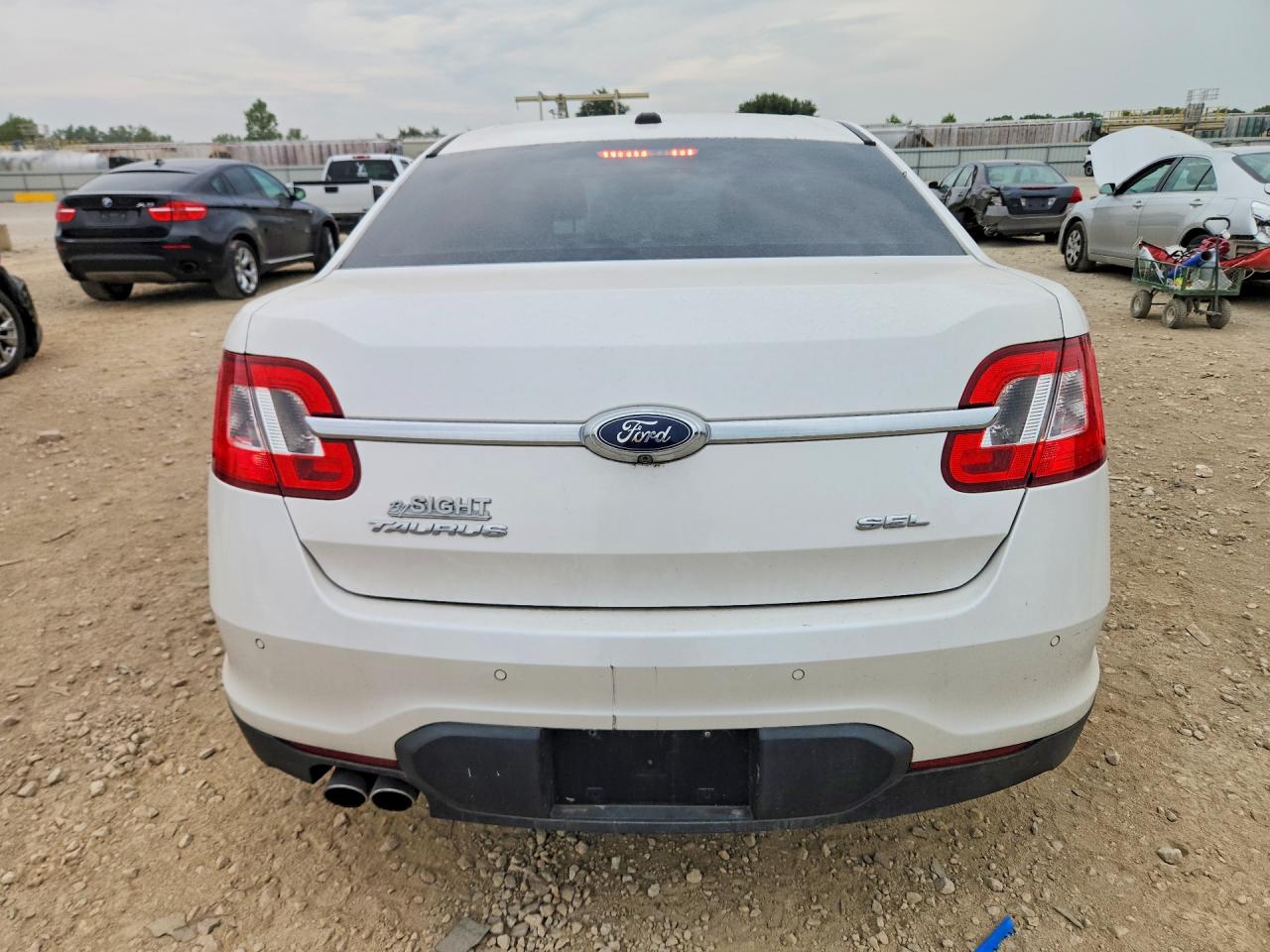 2012 Ford Taurus Sel White vin: 1FAHP2EW9CG116385