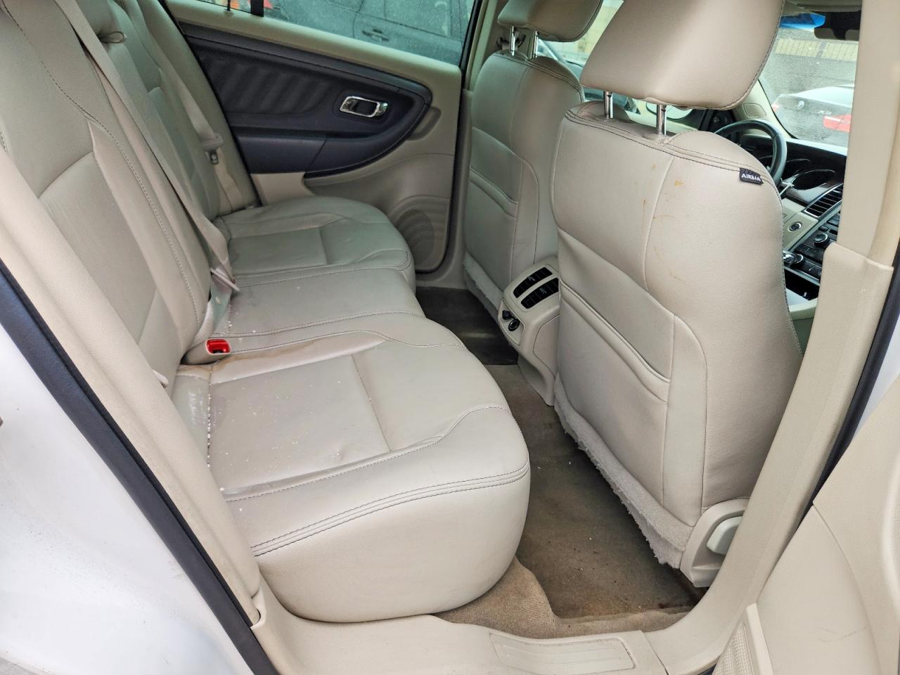 2012 Ford Taurus Sel White vin: 1FAHP2EW9CG116385