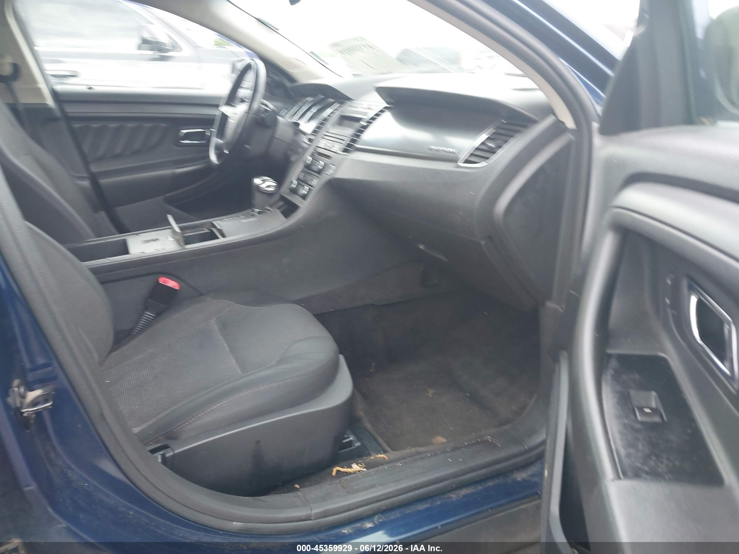 2012 Ford Taurus Sel Blue vin: 1FAHP2EW9CG124177