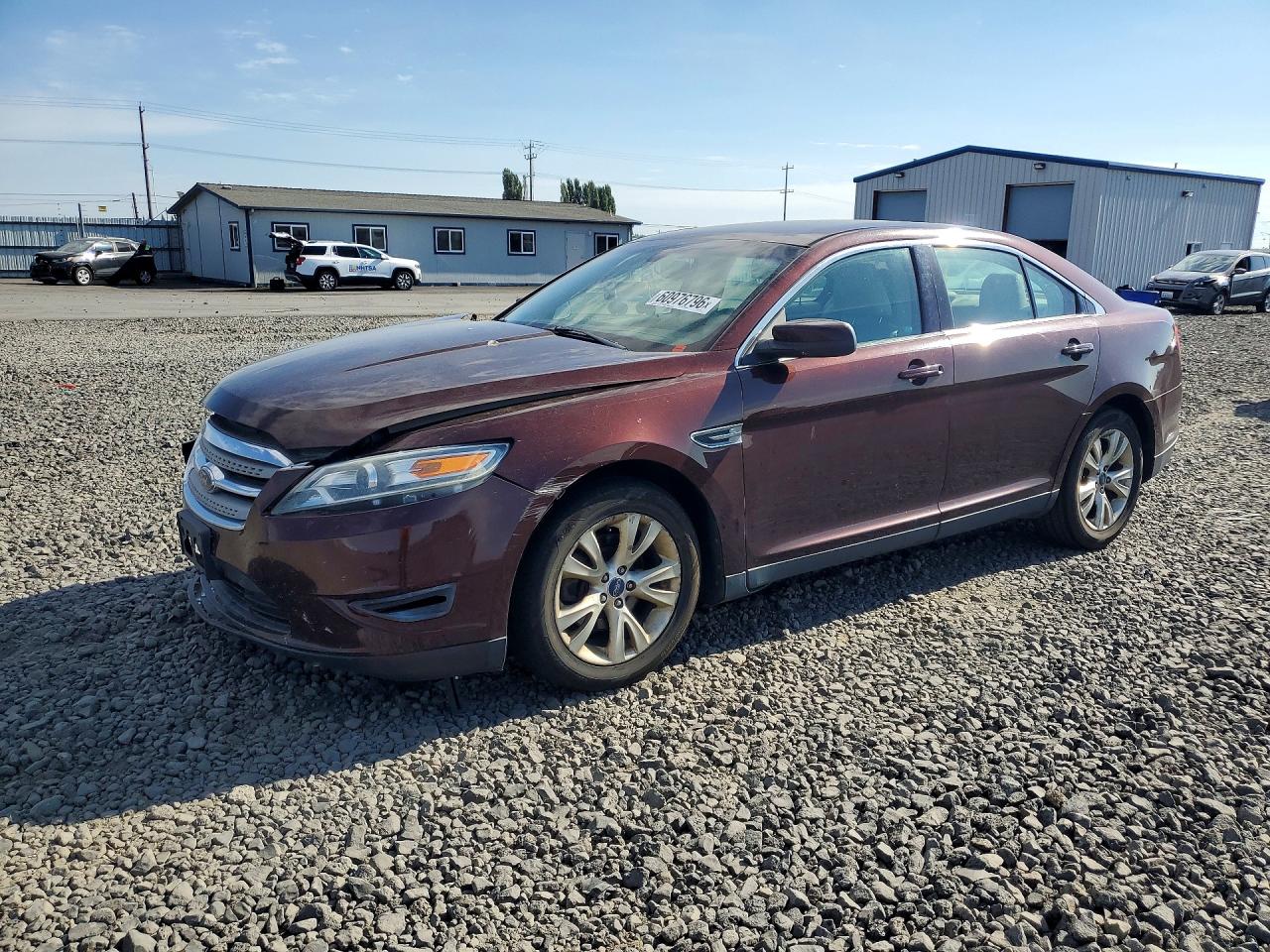 2010 Ford Taurus Sel Maroon vin: 1FAHP2EWXAG119471