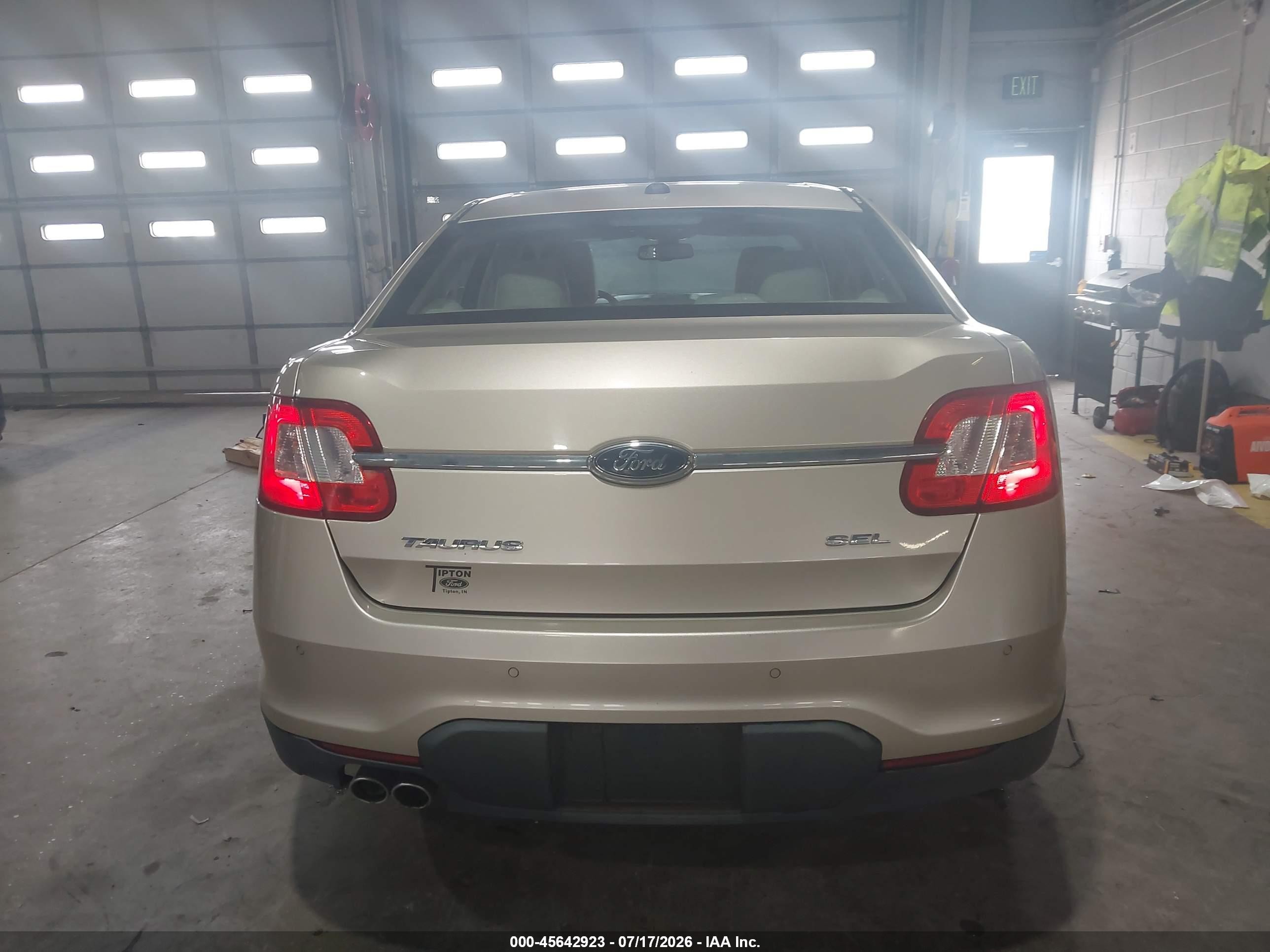 2010 Ford Taurus Sel Tan vin: 1FAHP2EWXAG170047