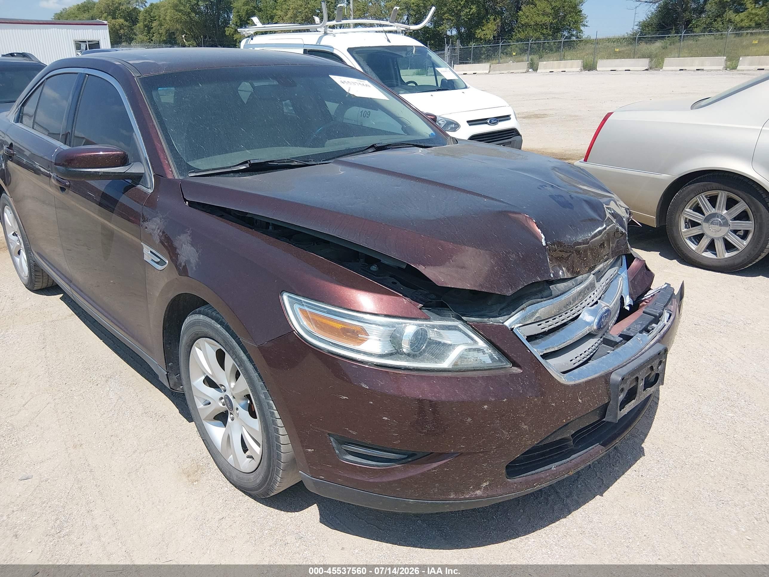 2012 Ford Taurus Sel Maroon vin: 1FAHP2EWXCG123815