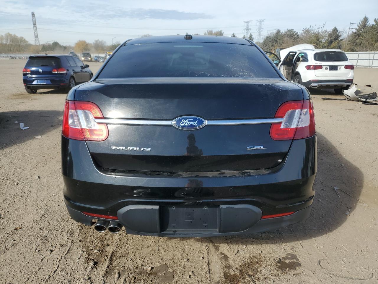 2012 Ford Taurus Sel Черный vin: 1FAHP2EWXCG129856