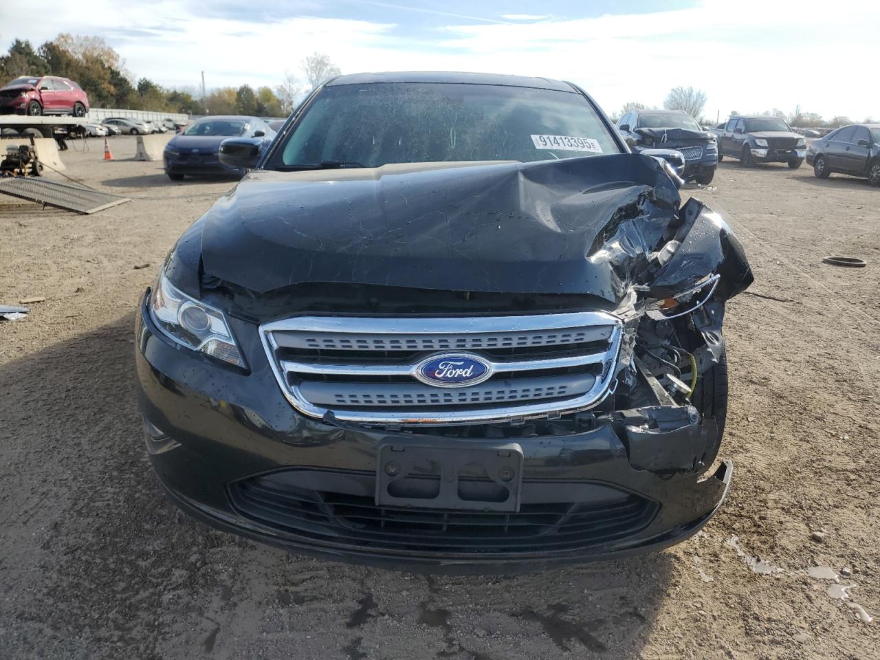 2012 Ford Taurus Sel Черный vin: 1FAHP2EWXCG129856