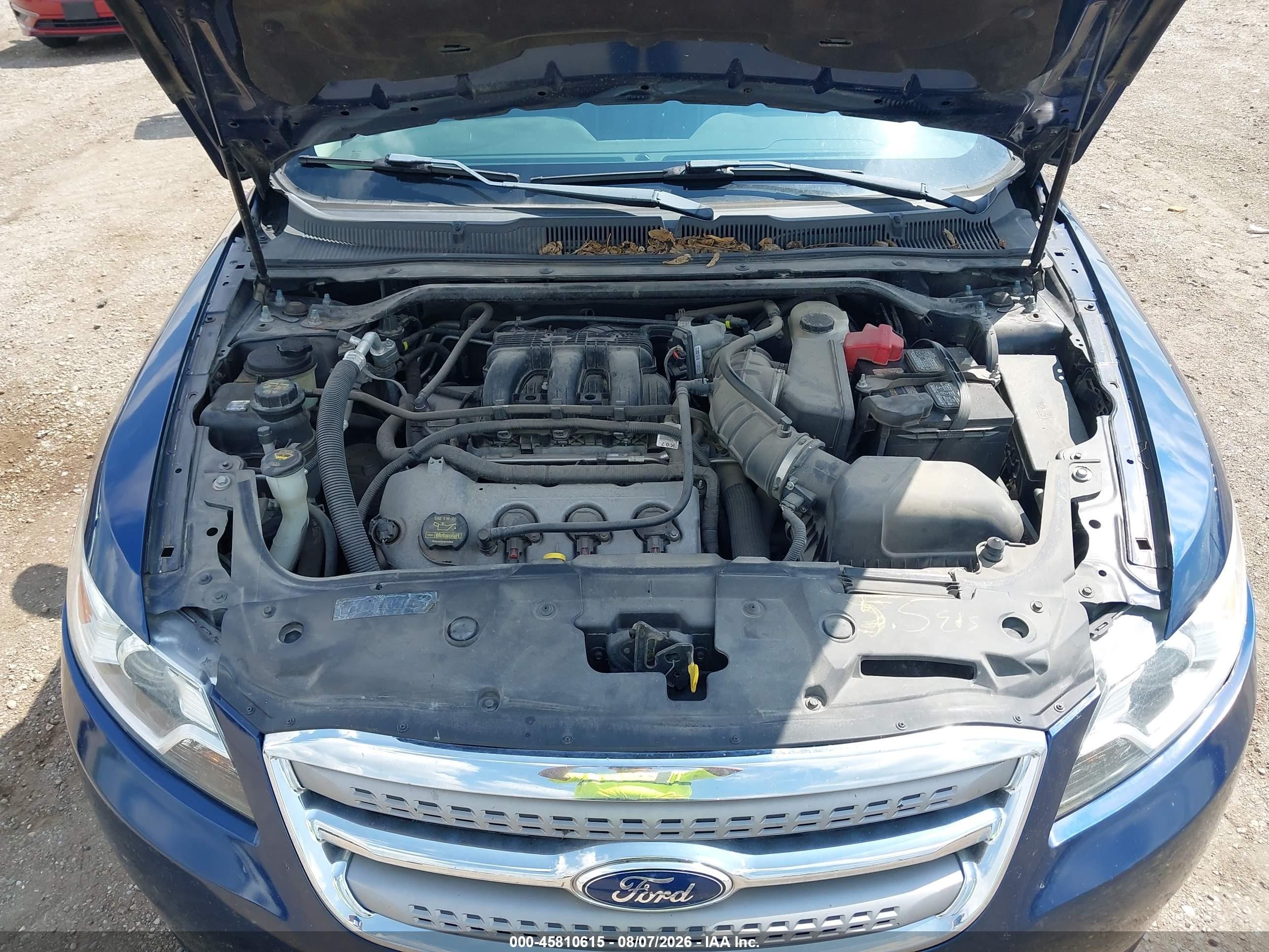 2012 Ford Taurus Sel Синий vin: 1FAHP2EWXCG133454
