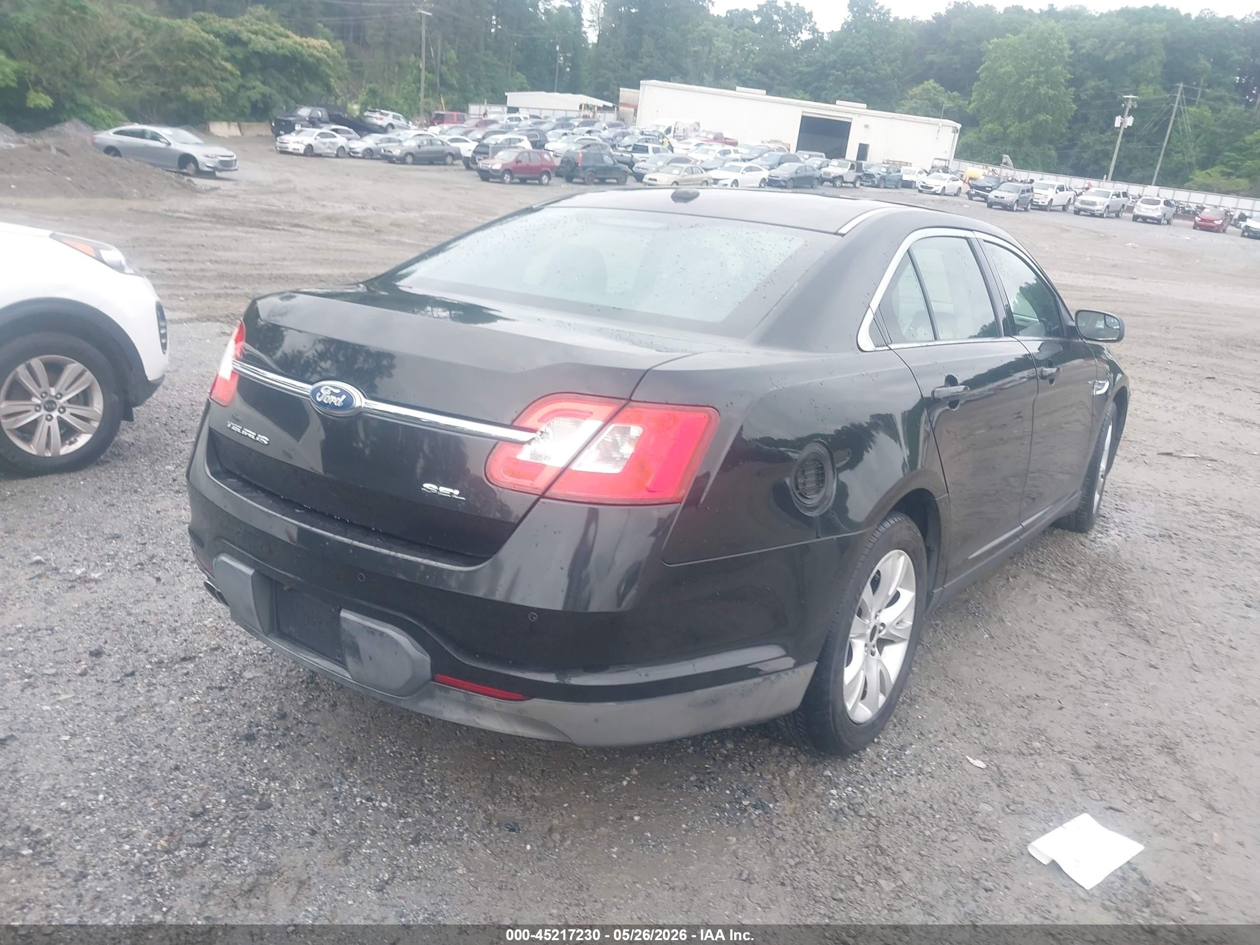 2012 Ford Taurus Sel Черный vin: 1FAHP2EWXCG135477