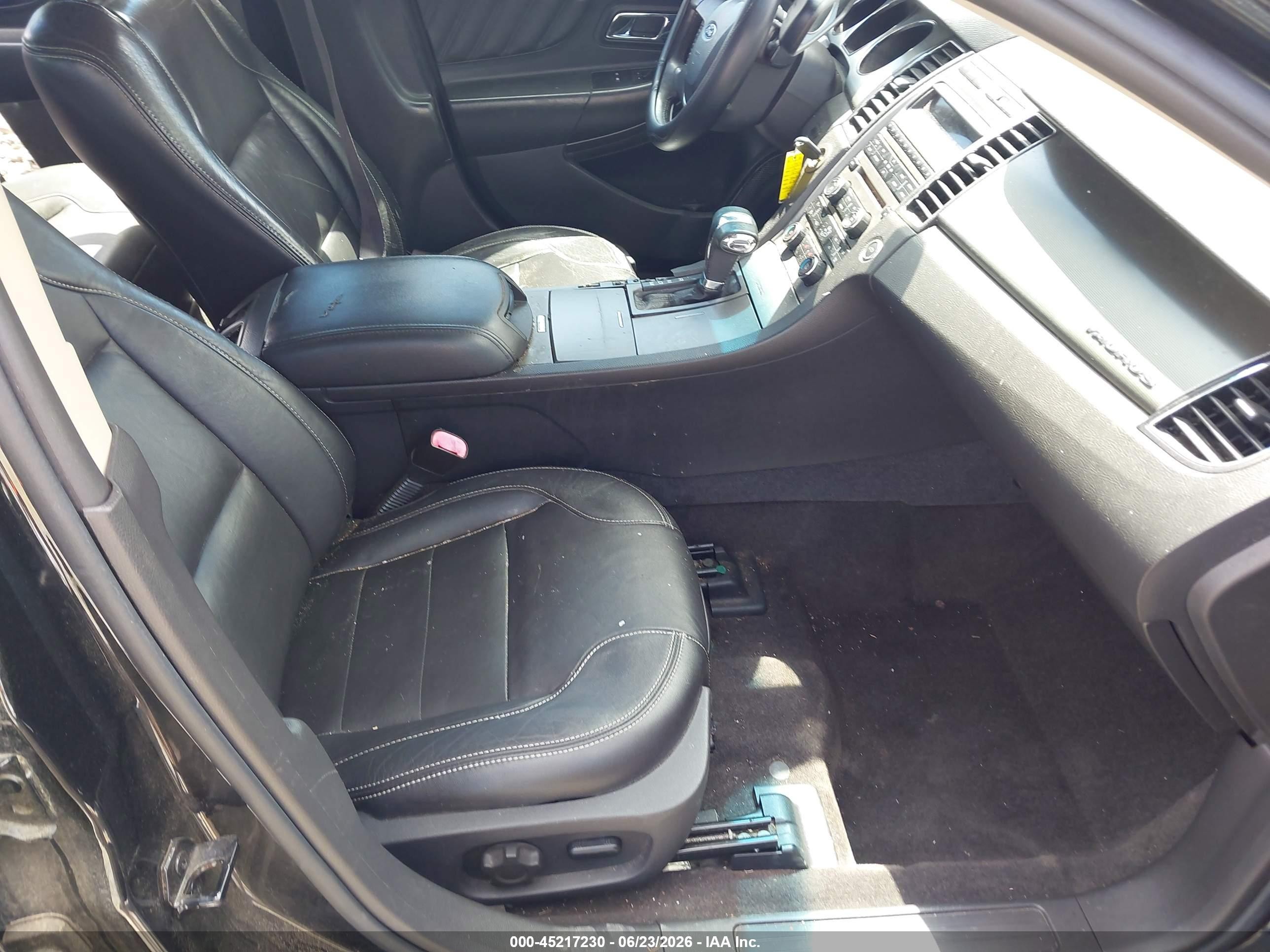 2012 Ford Taurus Sel Черный vin: 1FAHP2EWXCG135477