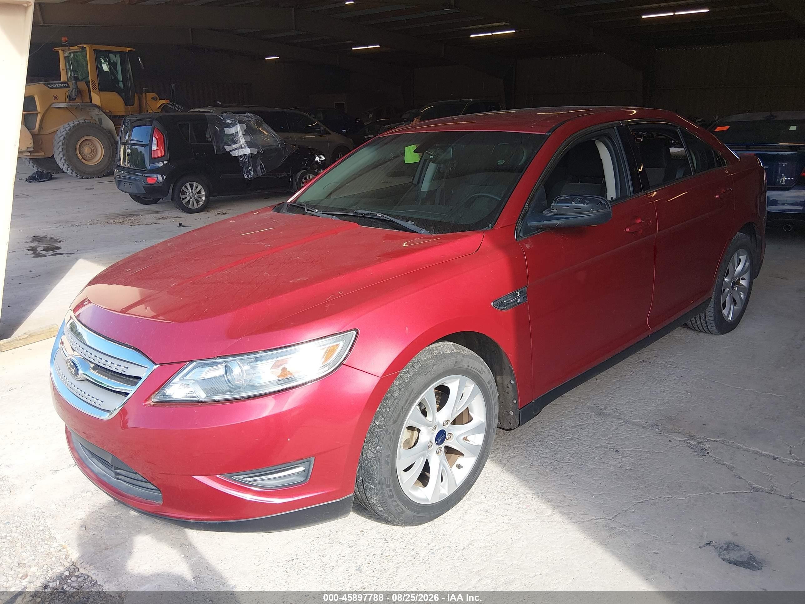 2012 Ford Taurus Sel Maroon vin: 1FAHP2EWXCG142123