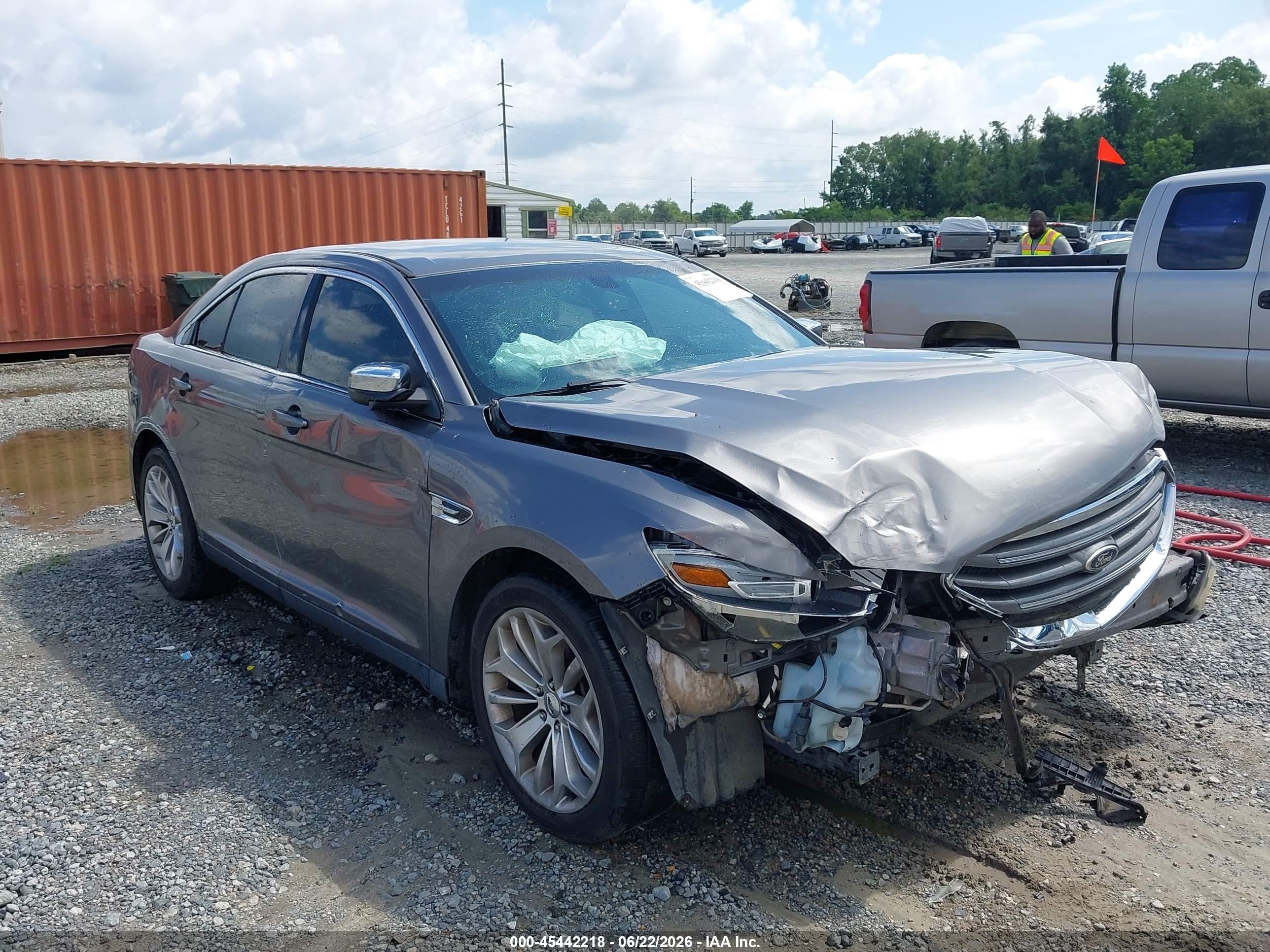 2013 Ford Taurus Limited Silver vin: 1FAHP2F80DG188545