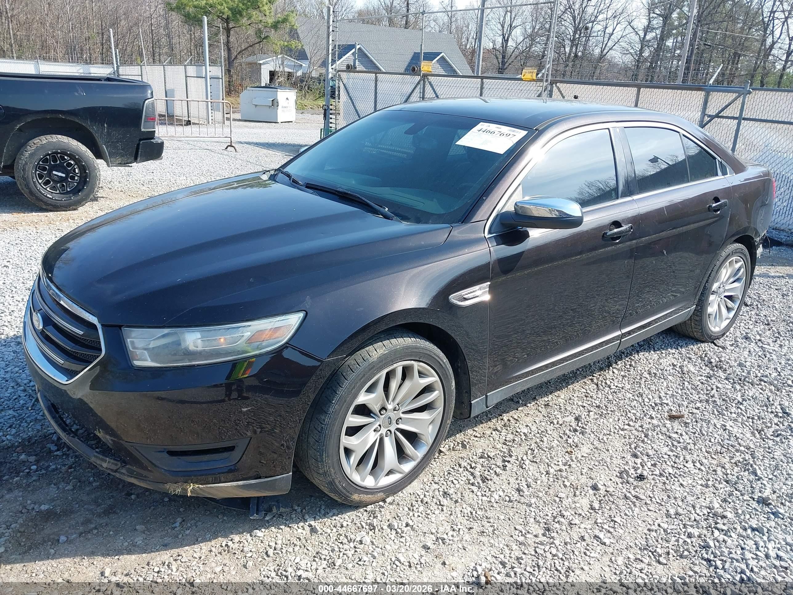 2013 Ford Taurus Limited Black vin: 1FAHP2F80DG193020