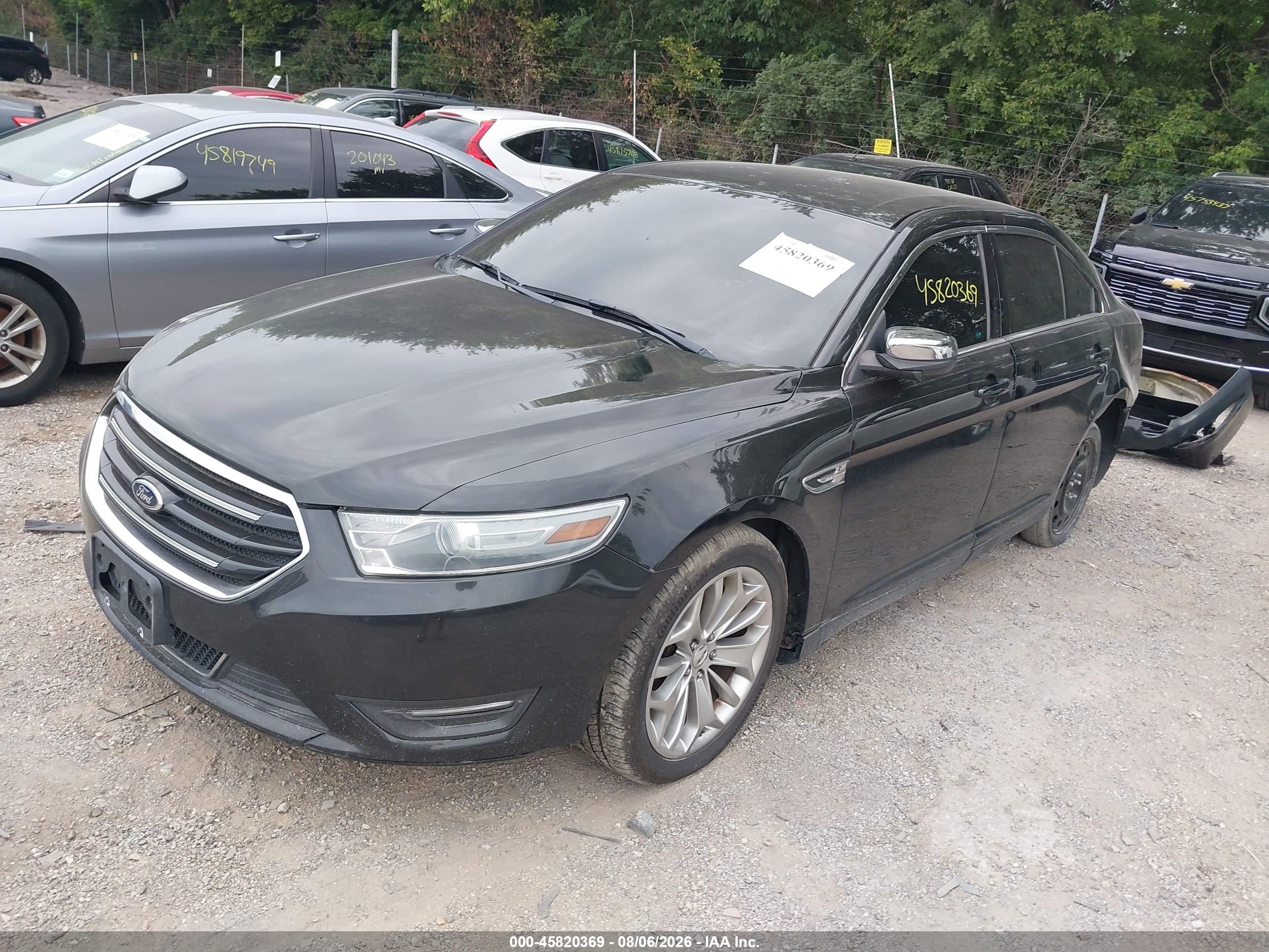 2013 Ford Taurus Limited Black vin: 1FAHP2F80DG193230