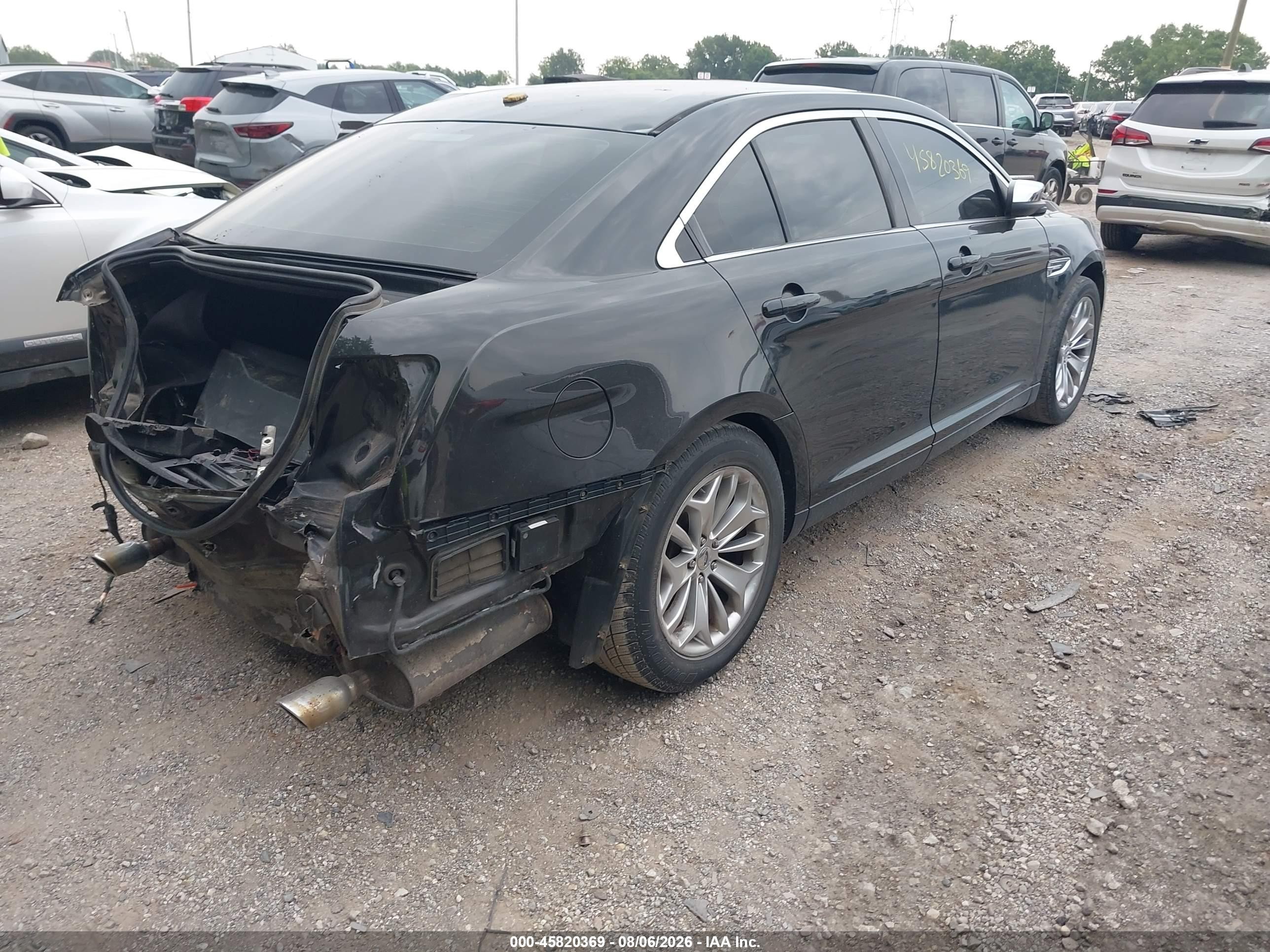 2013 Ford Taurus Limited Black vin: 1FAHP2F80DG193230