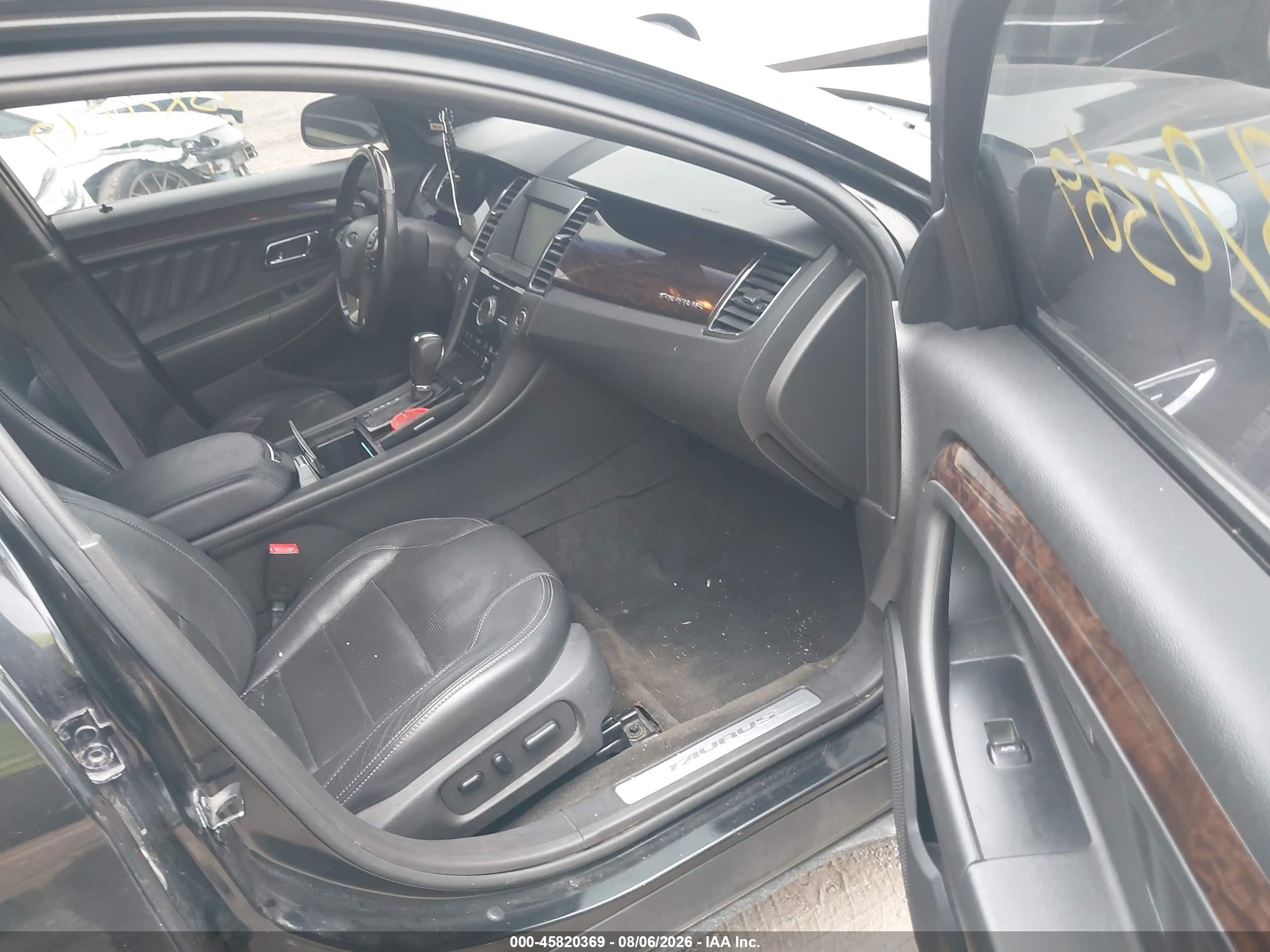 2013 Ford Taurus Limited Black vin: 1FAHP2F80DG193230